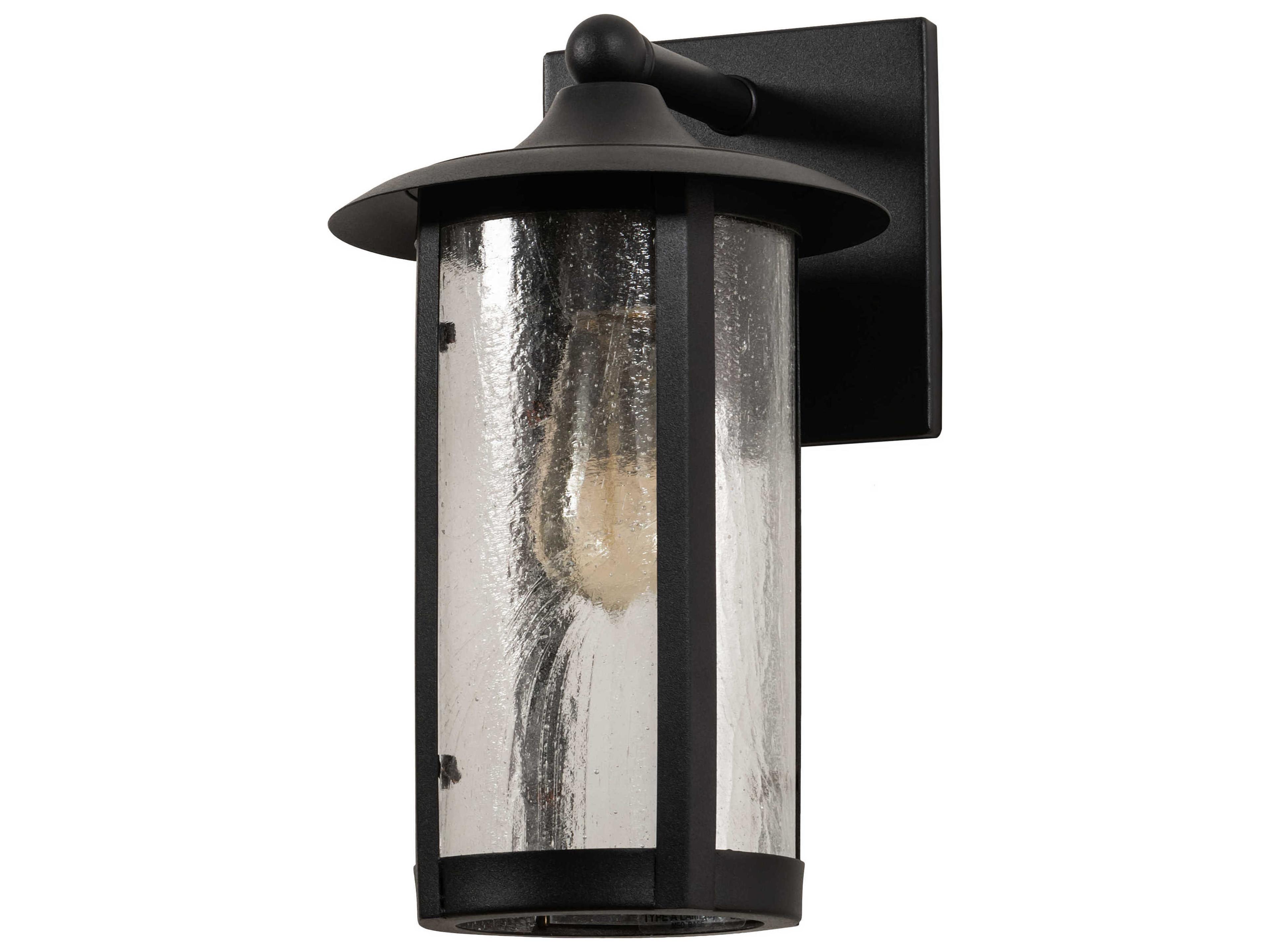 Meyda Fulton 1 - Light Glass Outdoor Wall Light