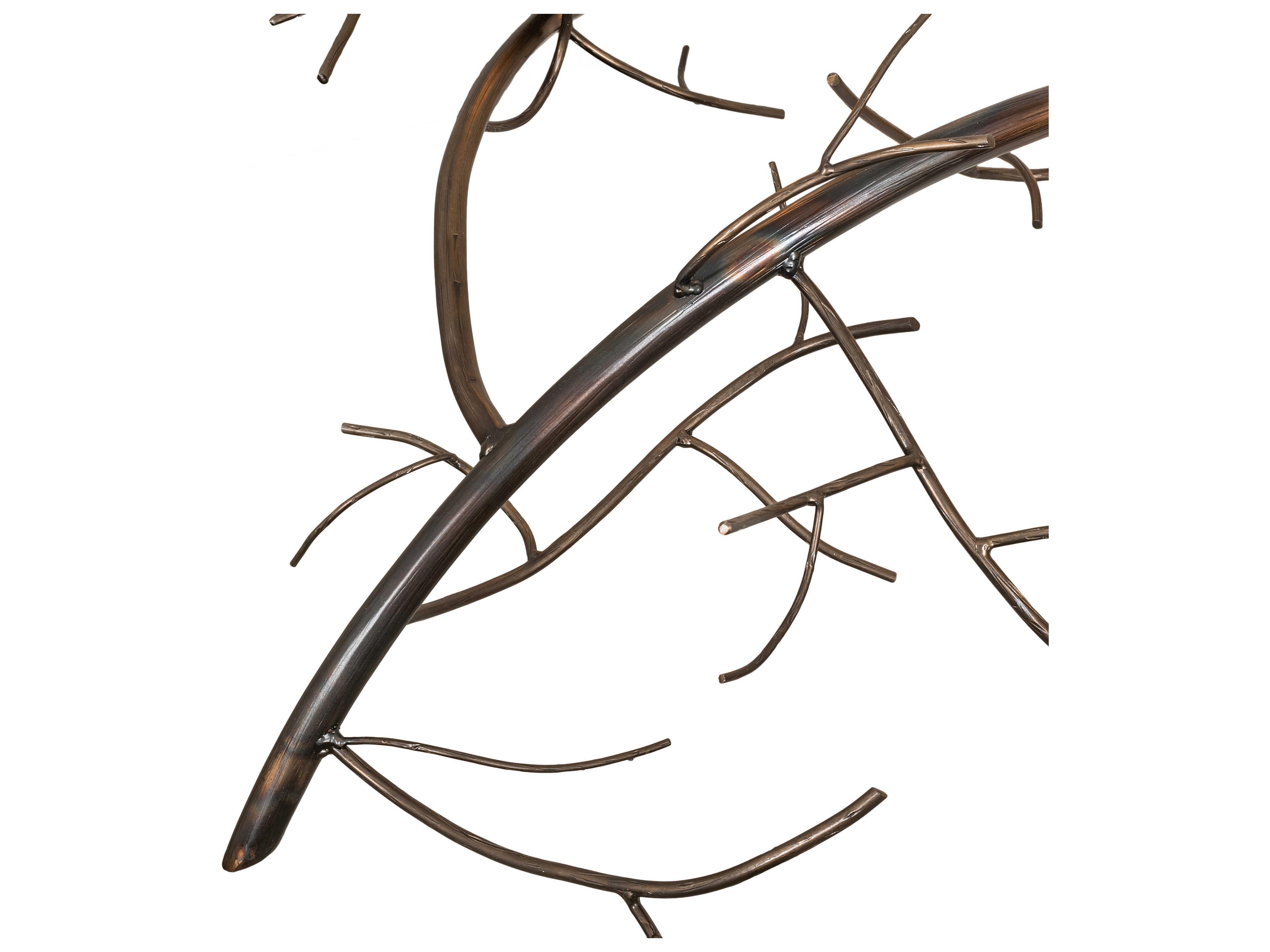 Meyda Winter Solstice 8-Light Bronze Tiffany Island Pendant