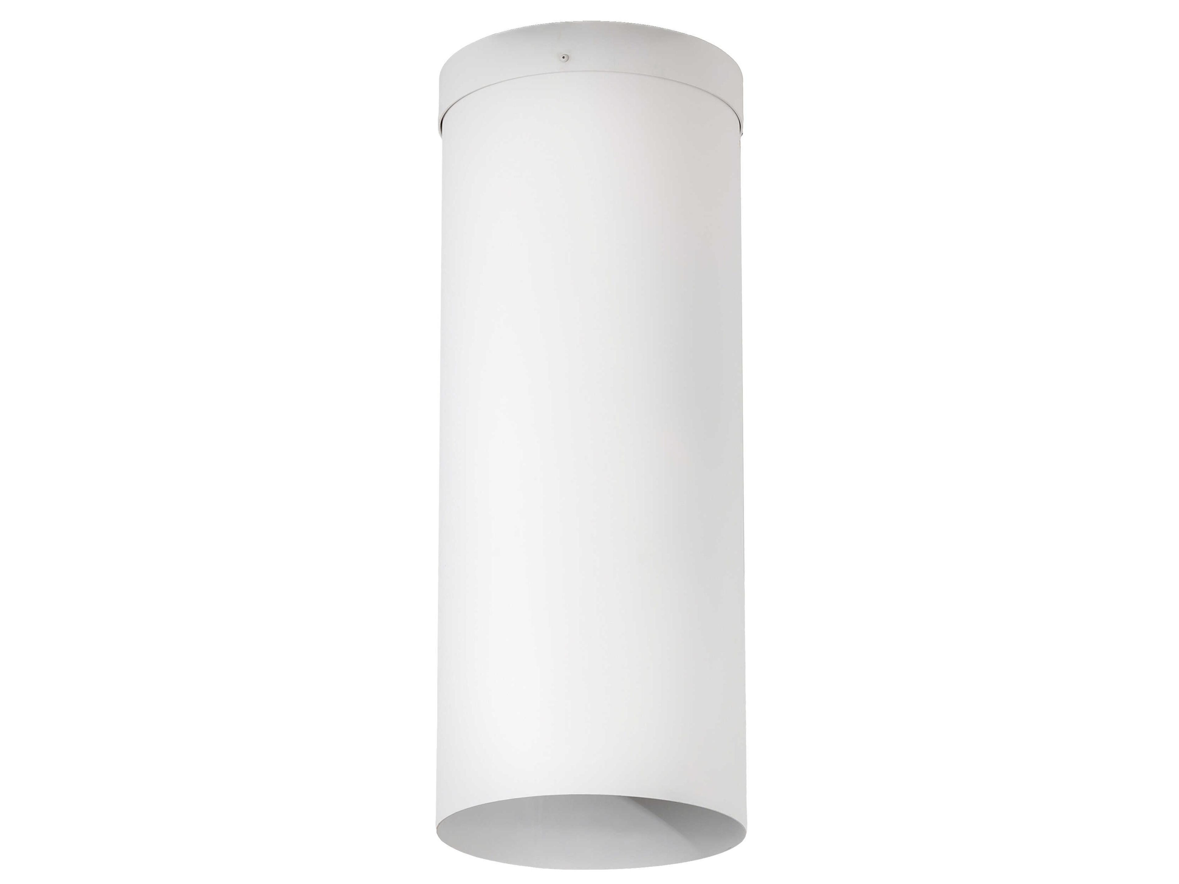 Cilindro White LED Cylinder Flush Mount