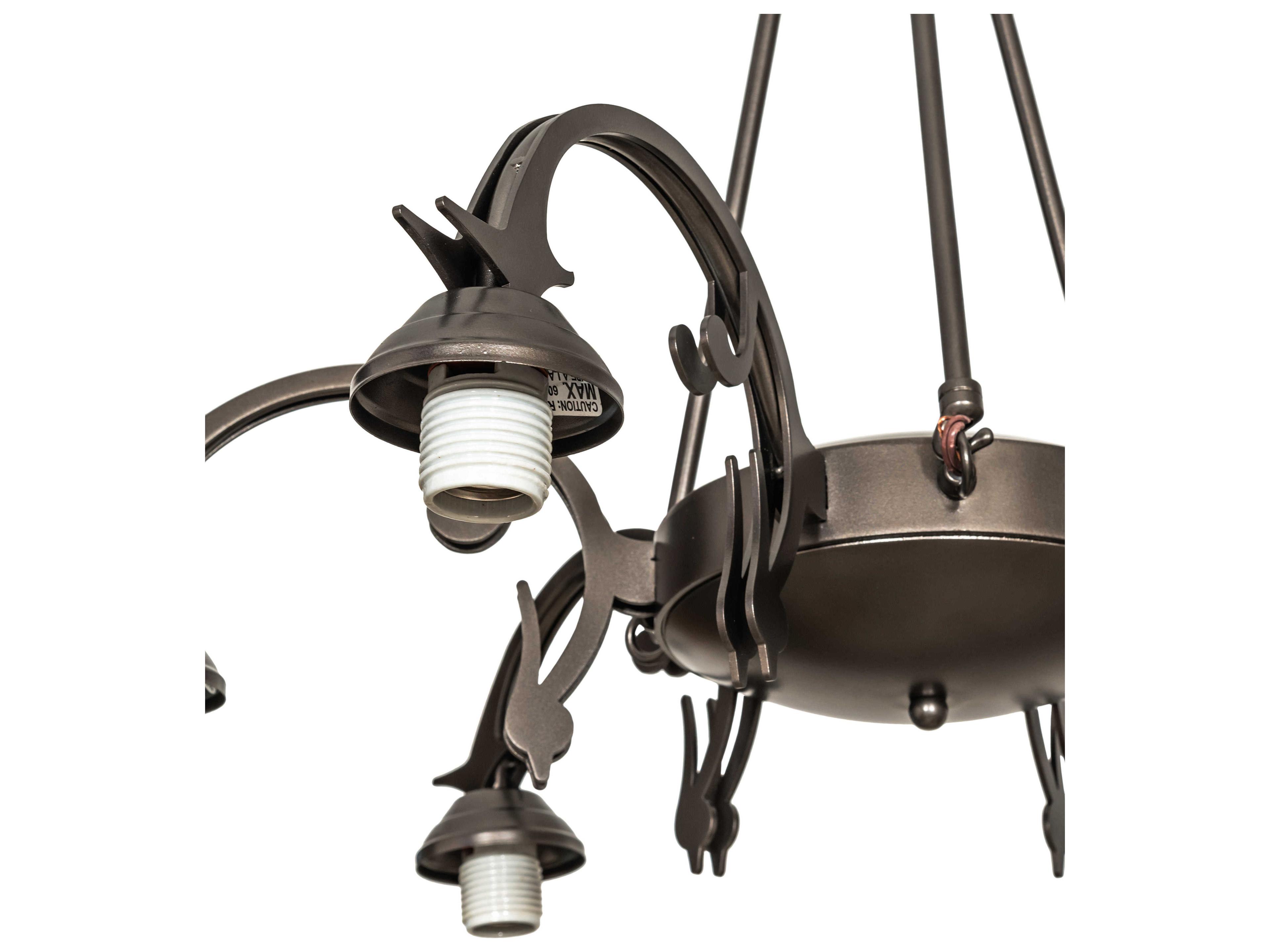 Meyda 6-Light Oil Rubbed Bronze Chandelier