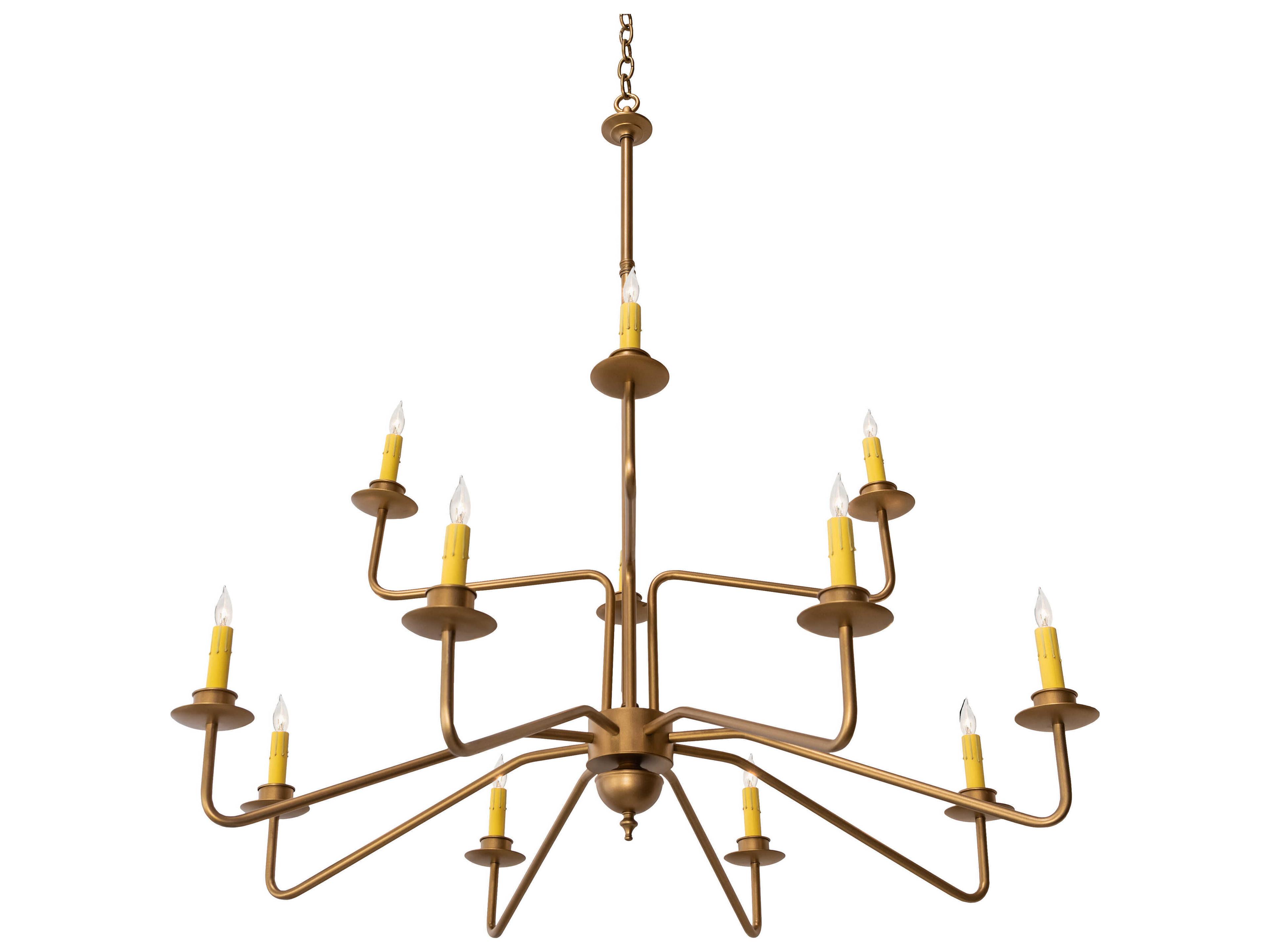 Meyda 12-Light Gold Chandelier
