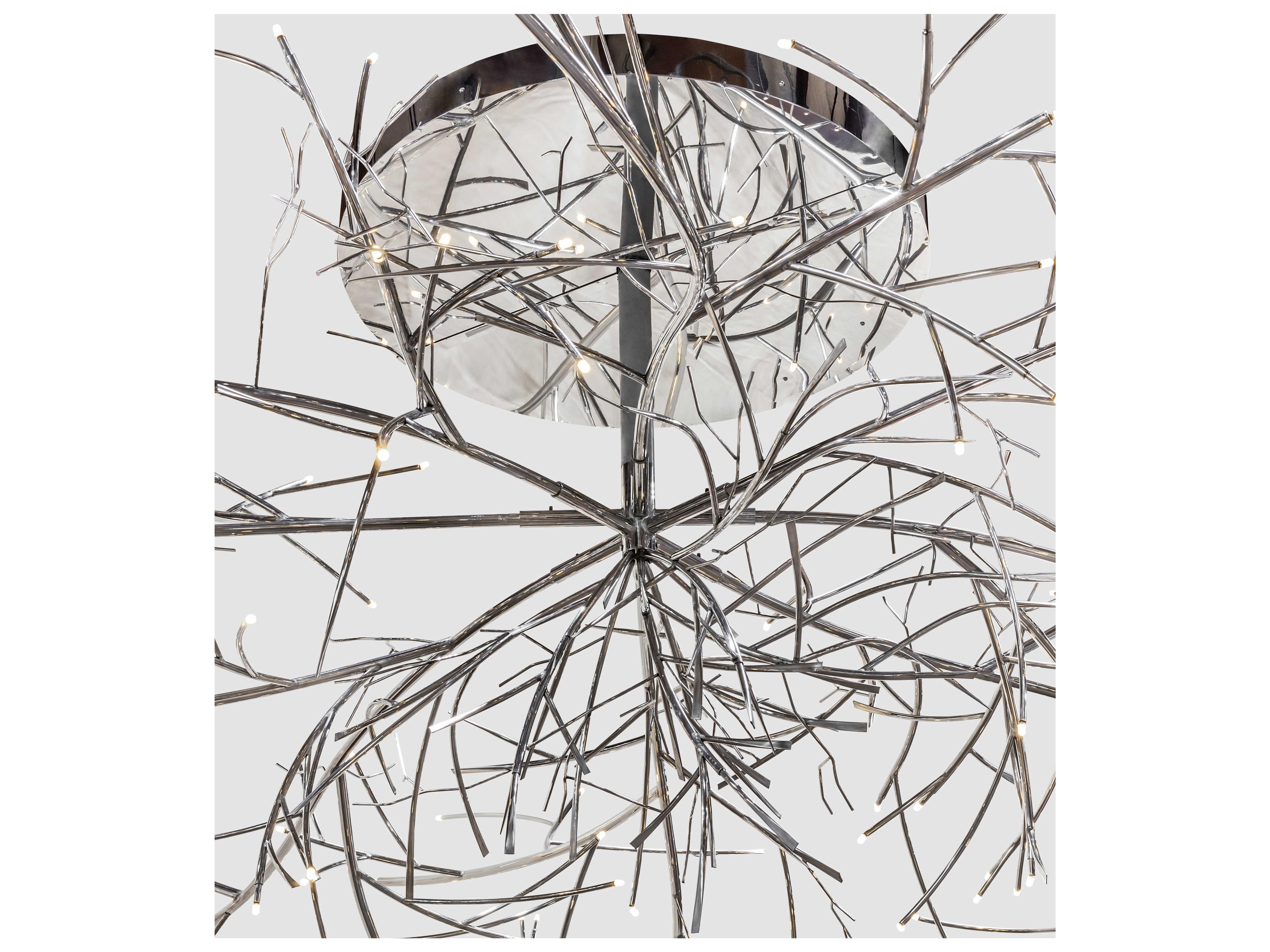 Meyda Thicket 296-Light Chrome Stainless Steel LED Sputnik Pendant