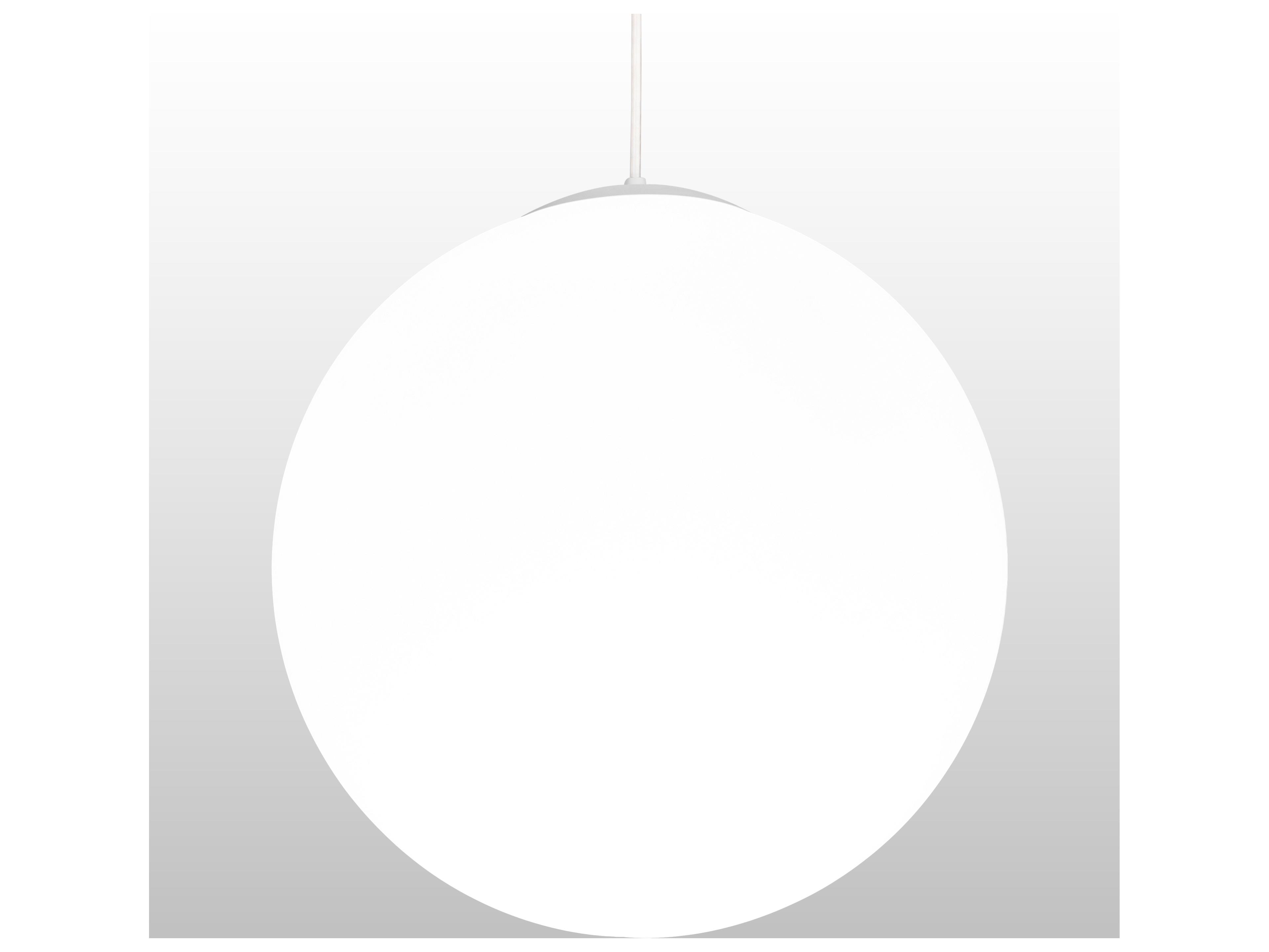 Meyda Bola 3-Light White LED Globe Pendant