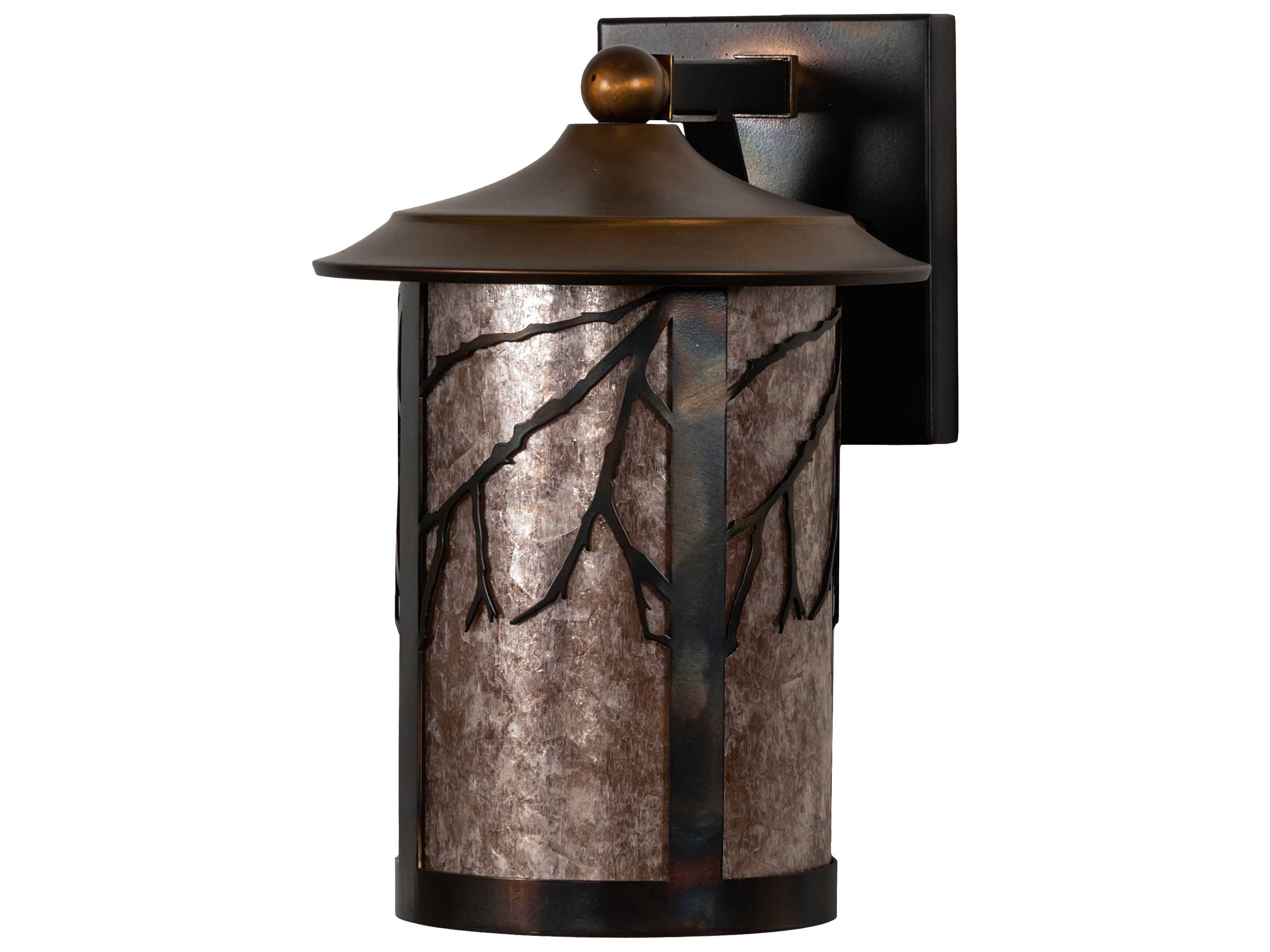 Meyda Fulton 1-Light Antique Copper Wall Sconce