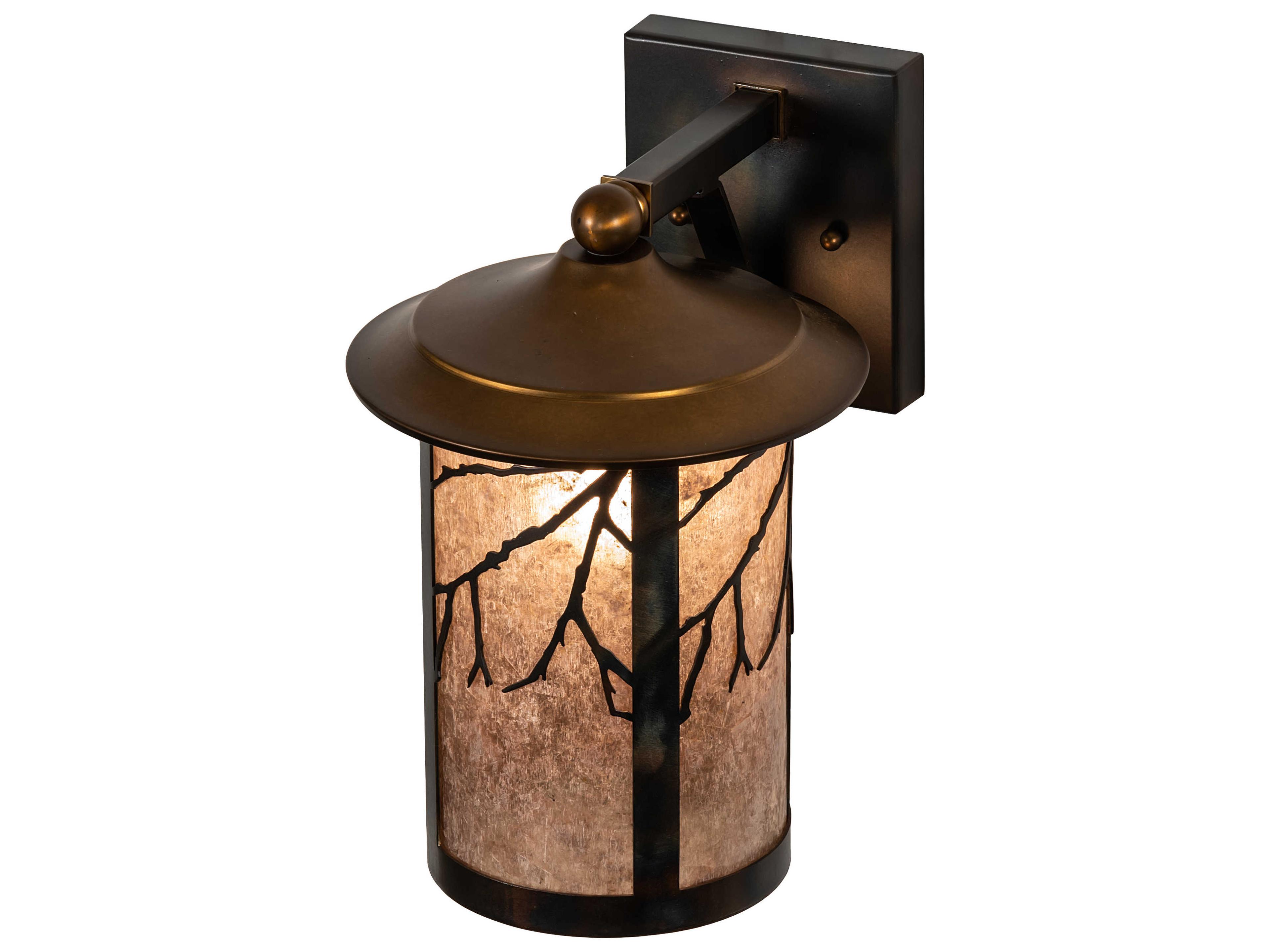 Meyda Fulton 1-Light Antique Copper Wall Sconce