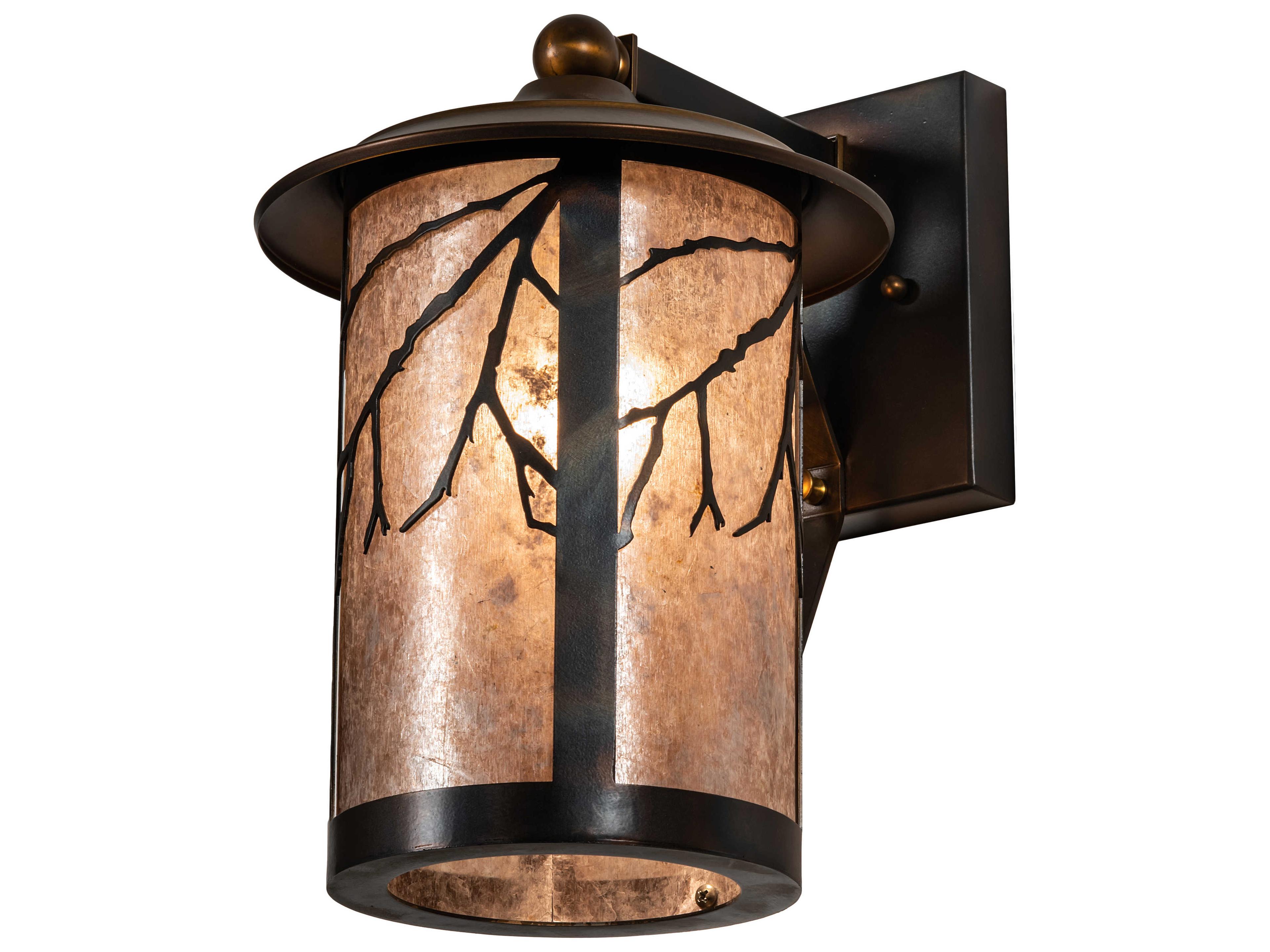 Meyda Fulton 1-Light Antique Copper Wall Sconce