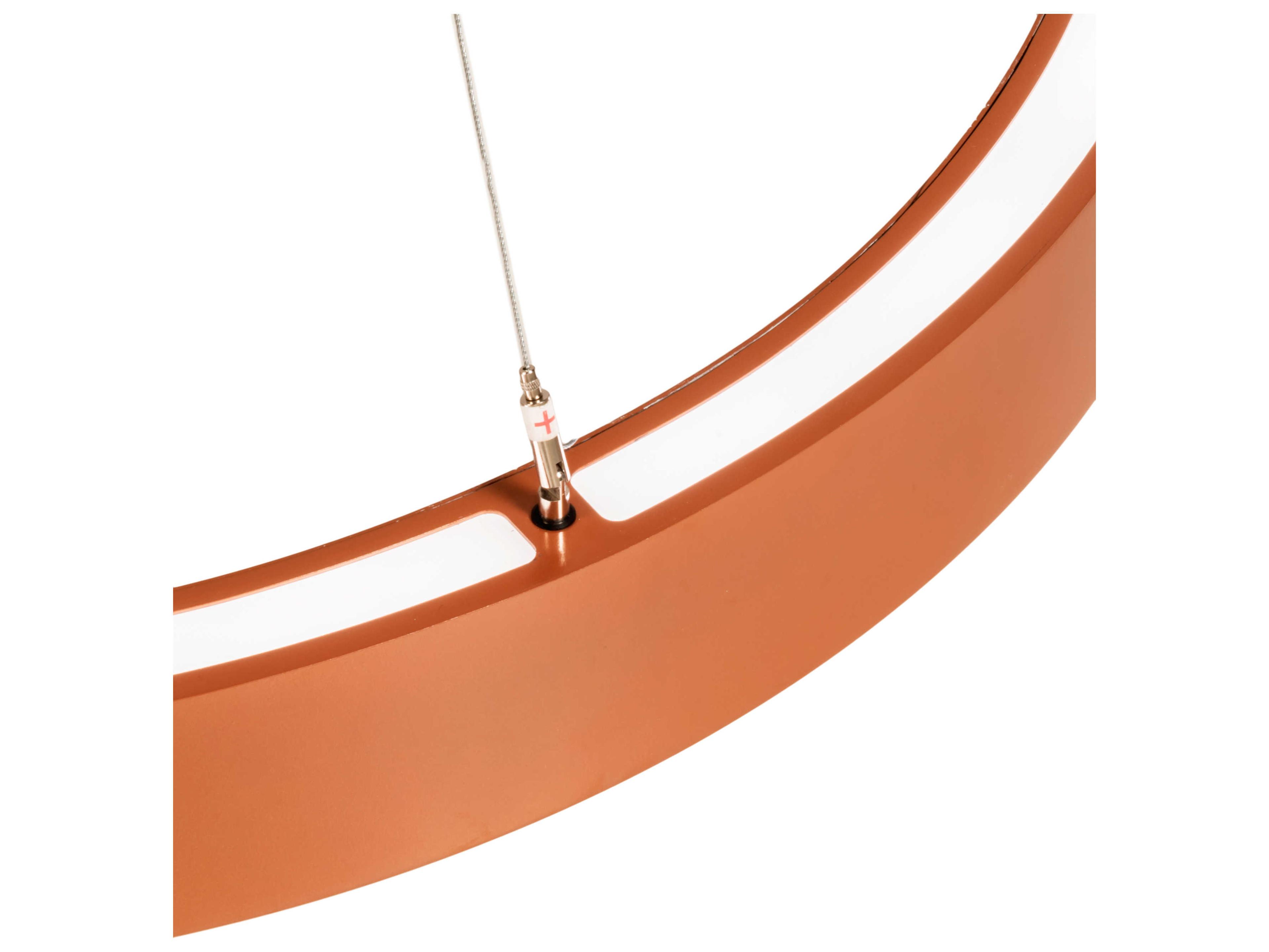 Meyda Anillo Strip Copper LED Round Pendant