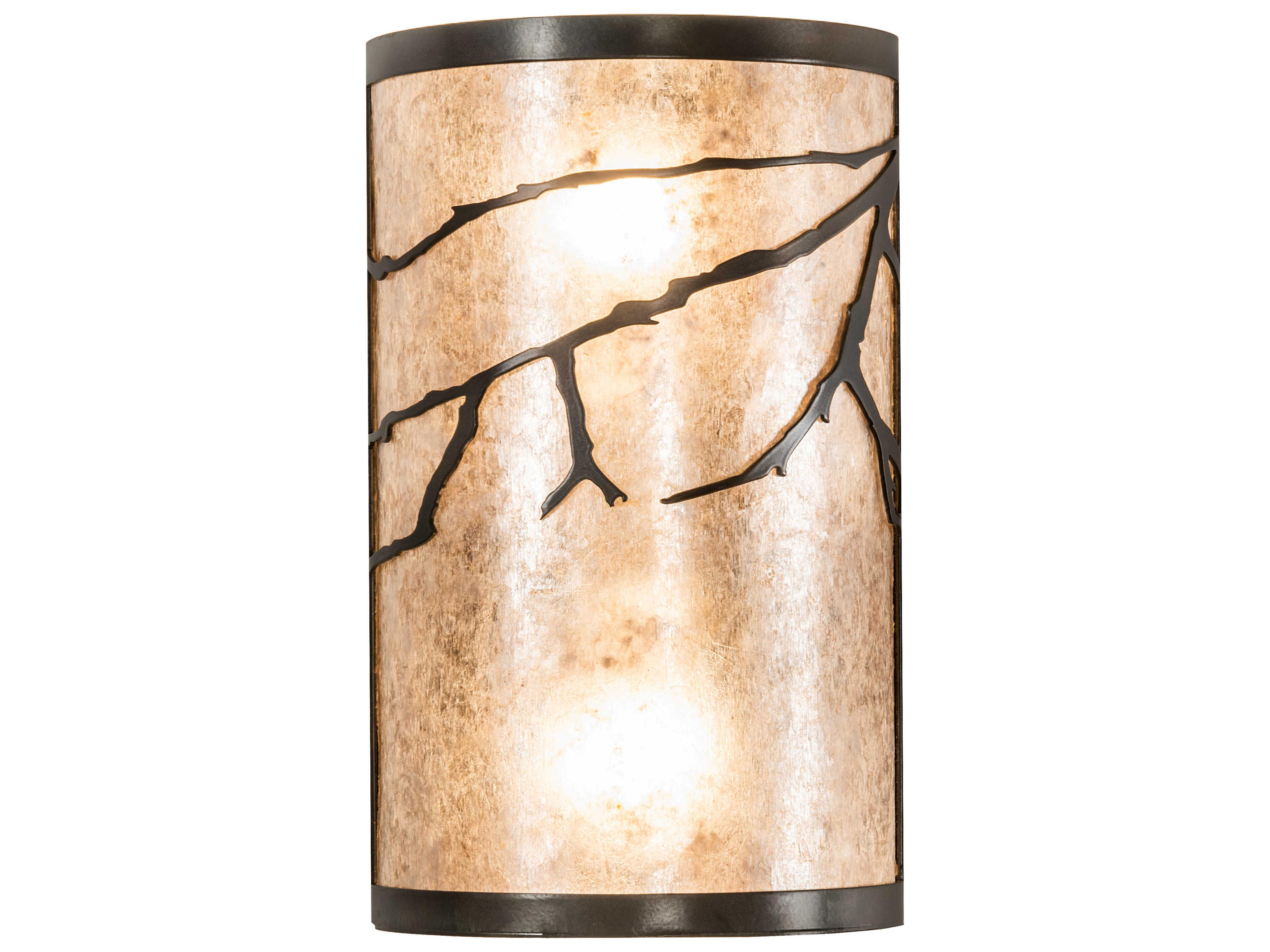 Meyda Branches 2-Light Antique Copper Wall Sconce