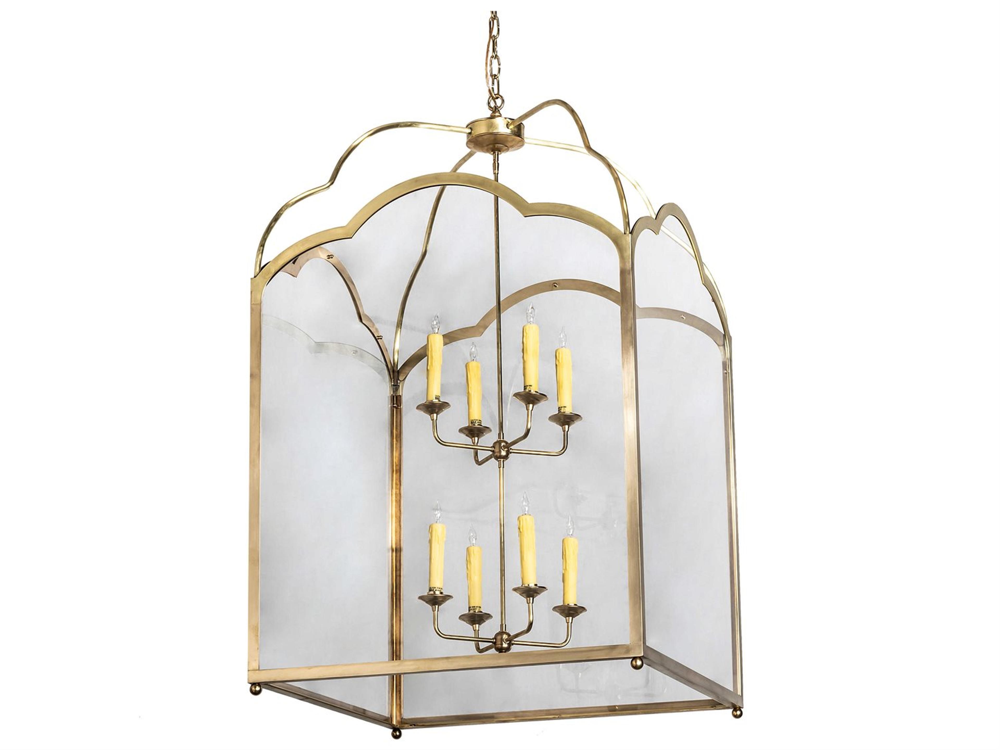 Meyda Claudette 8-Light Brass Tint Candelabra Tiered Chandelier