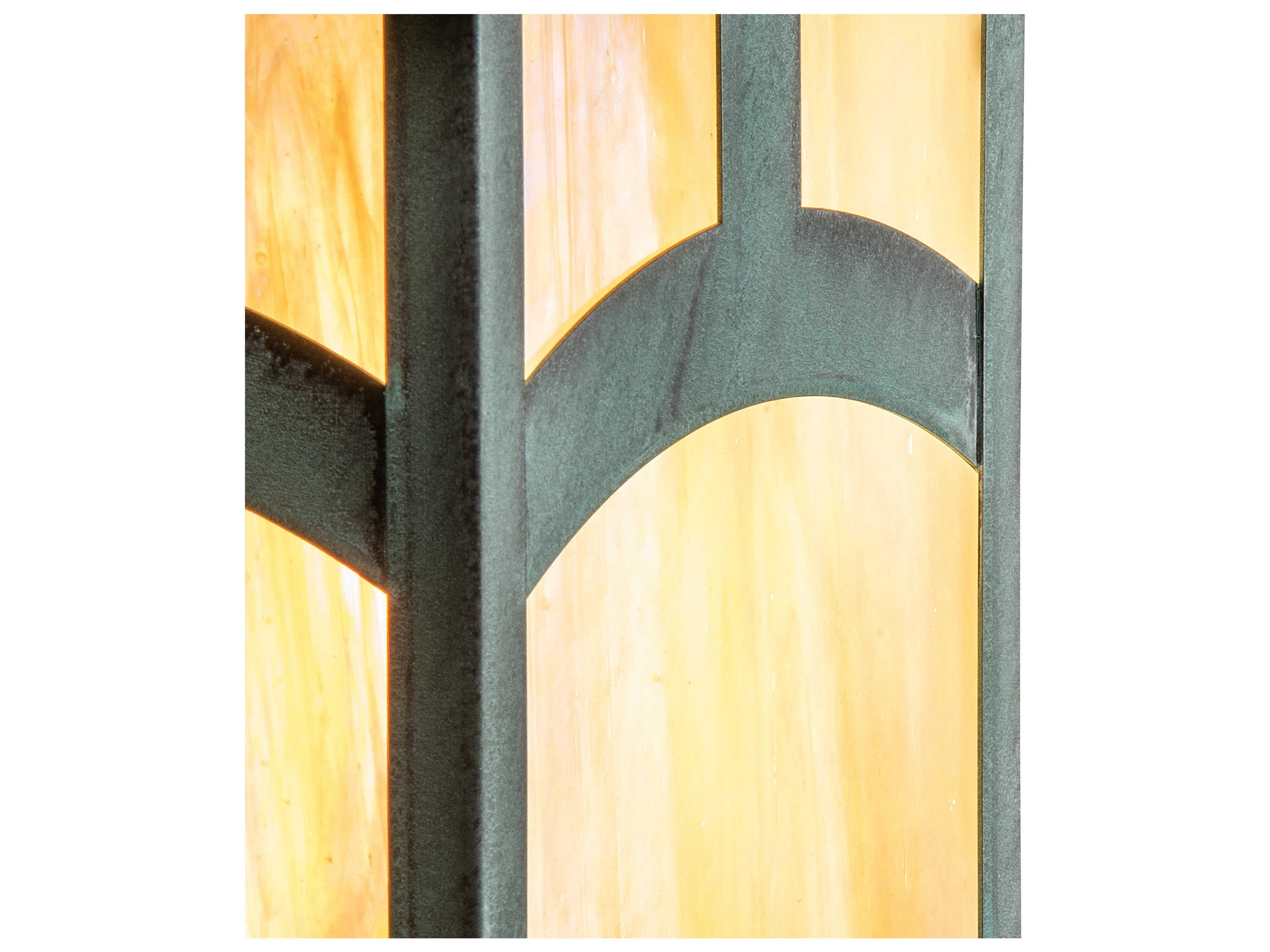 Meyda Seneca 1 - Light Glass Outdoor Post Light