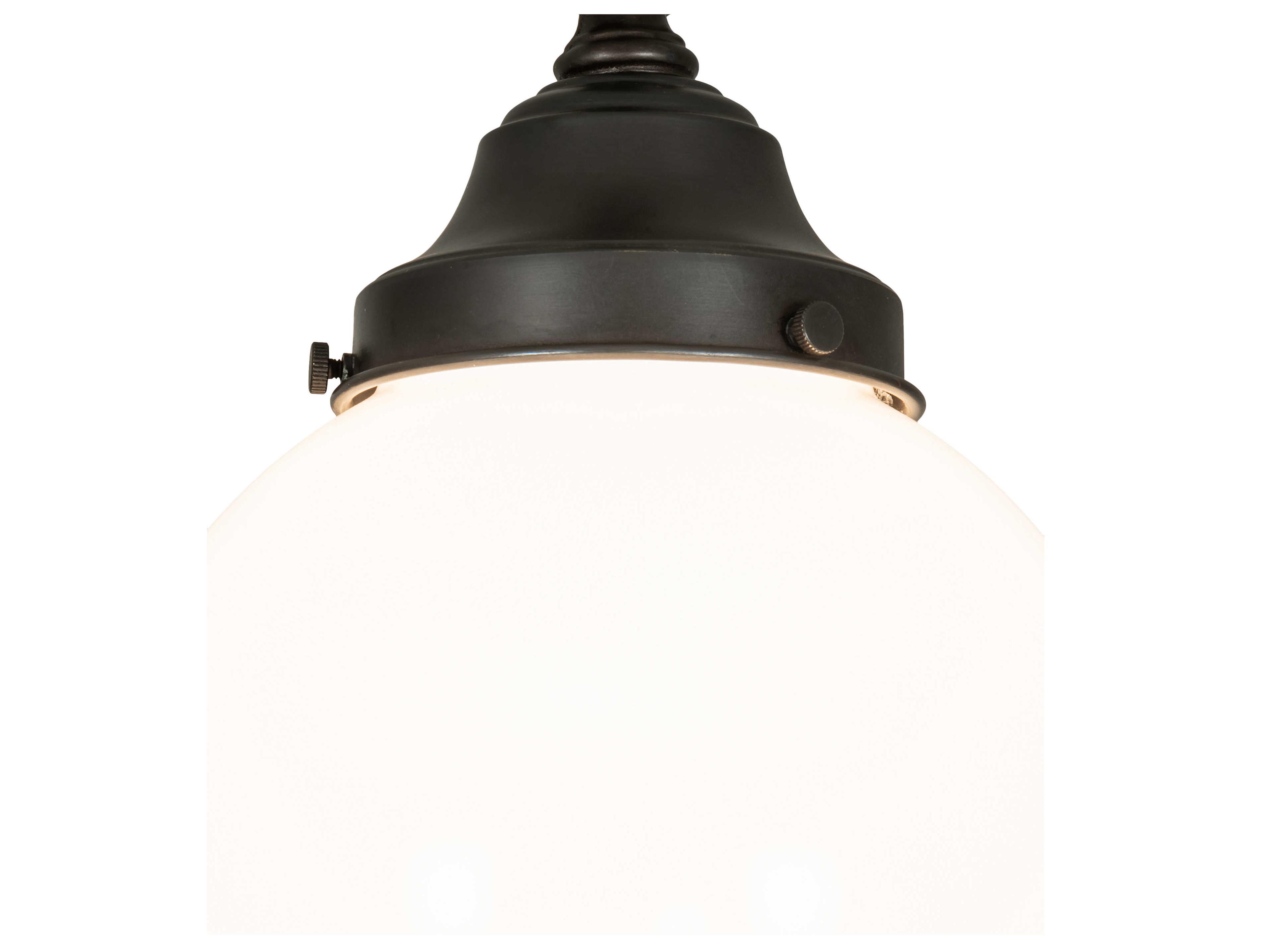 Meyda Revival Schoolhouse 1 - Light Glass Outdoor Hanging Light