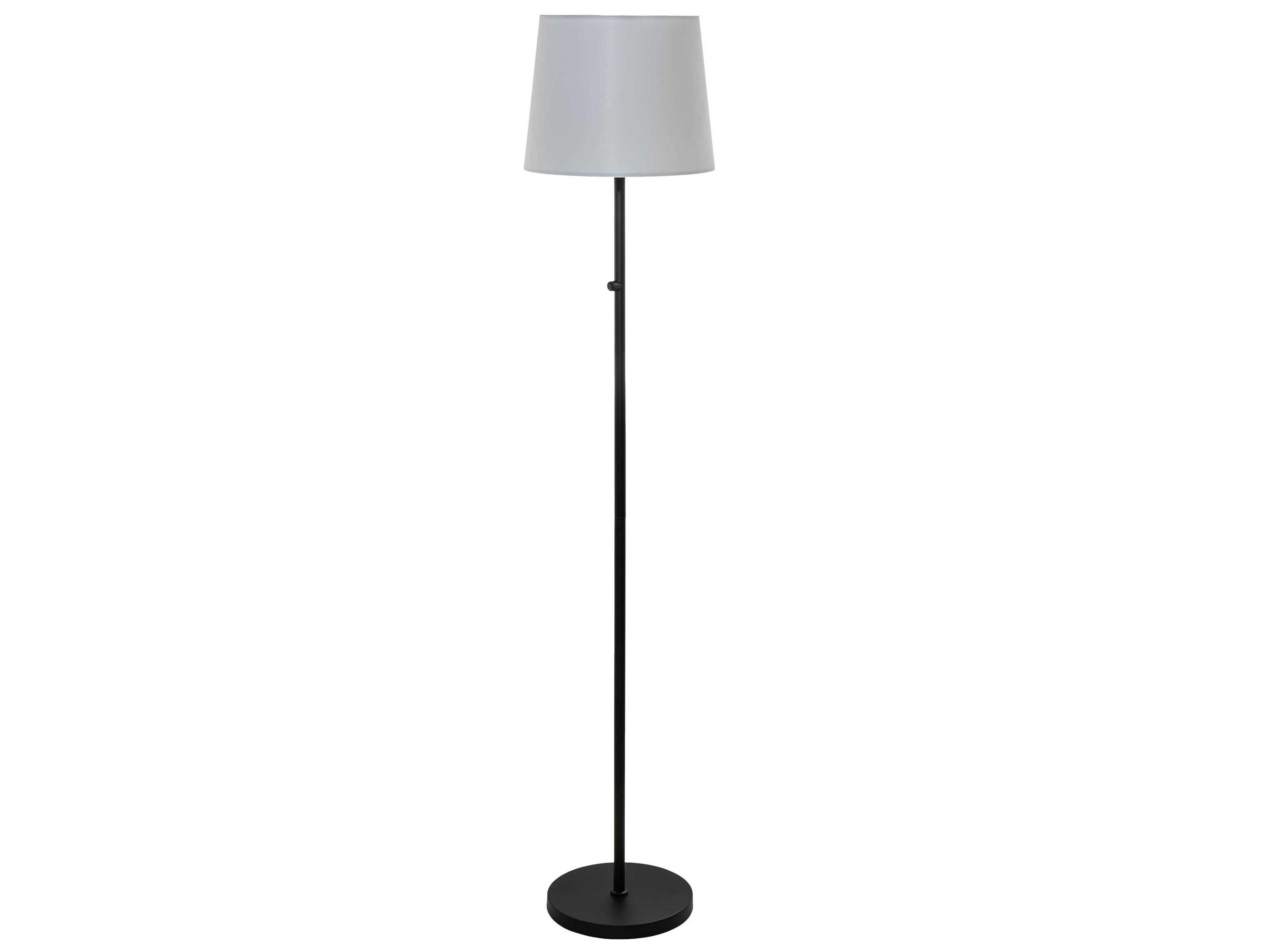 Meyda Cilindro Black Floor Lamp