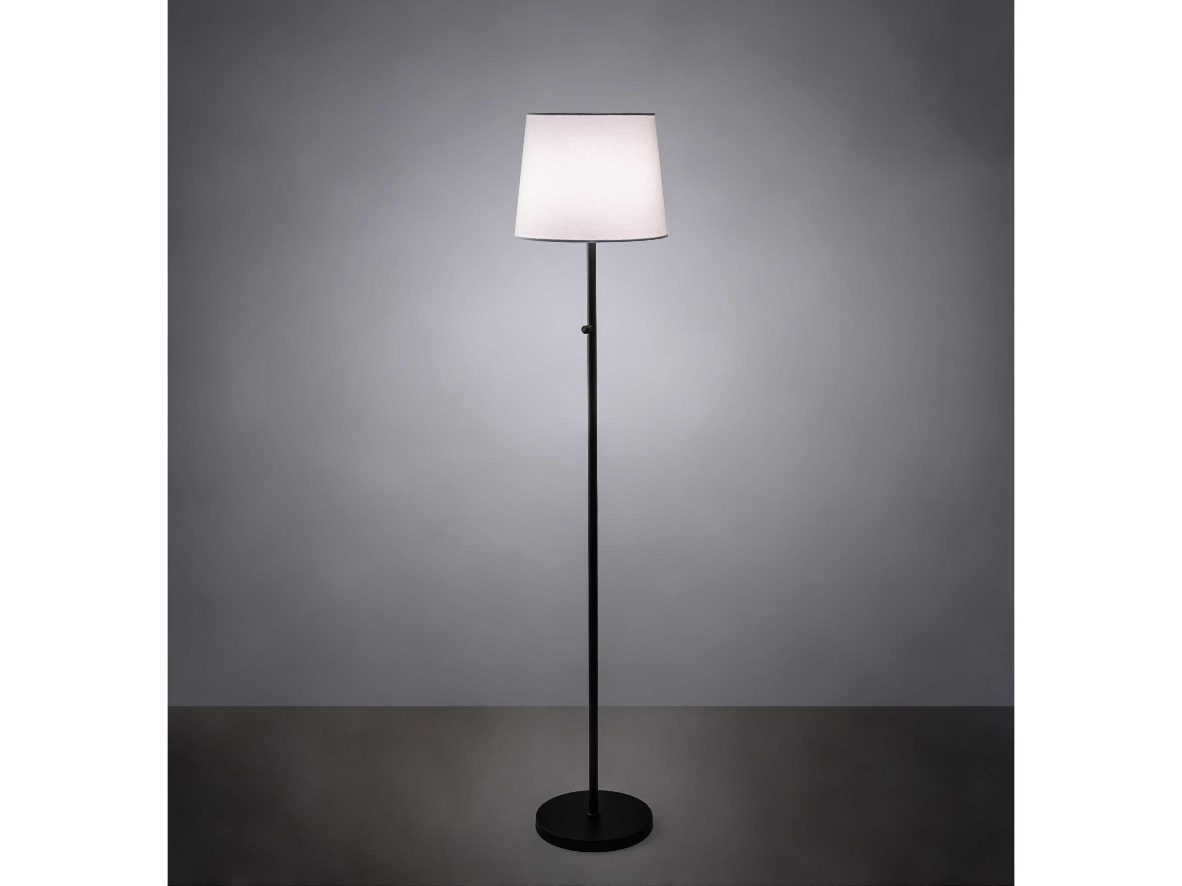 Meyda Cilindro Black Floor Lamp