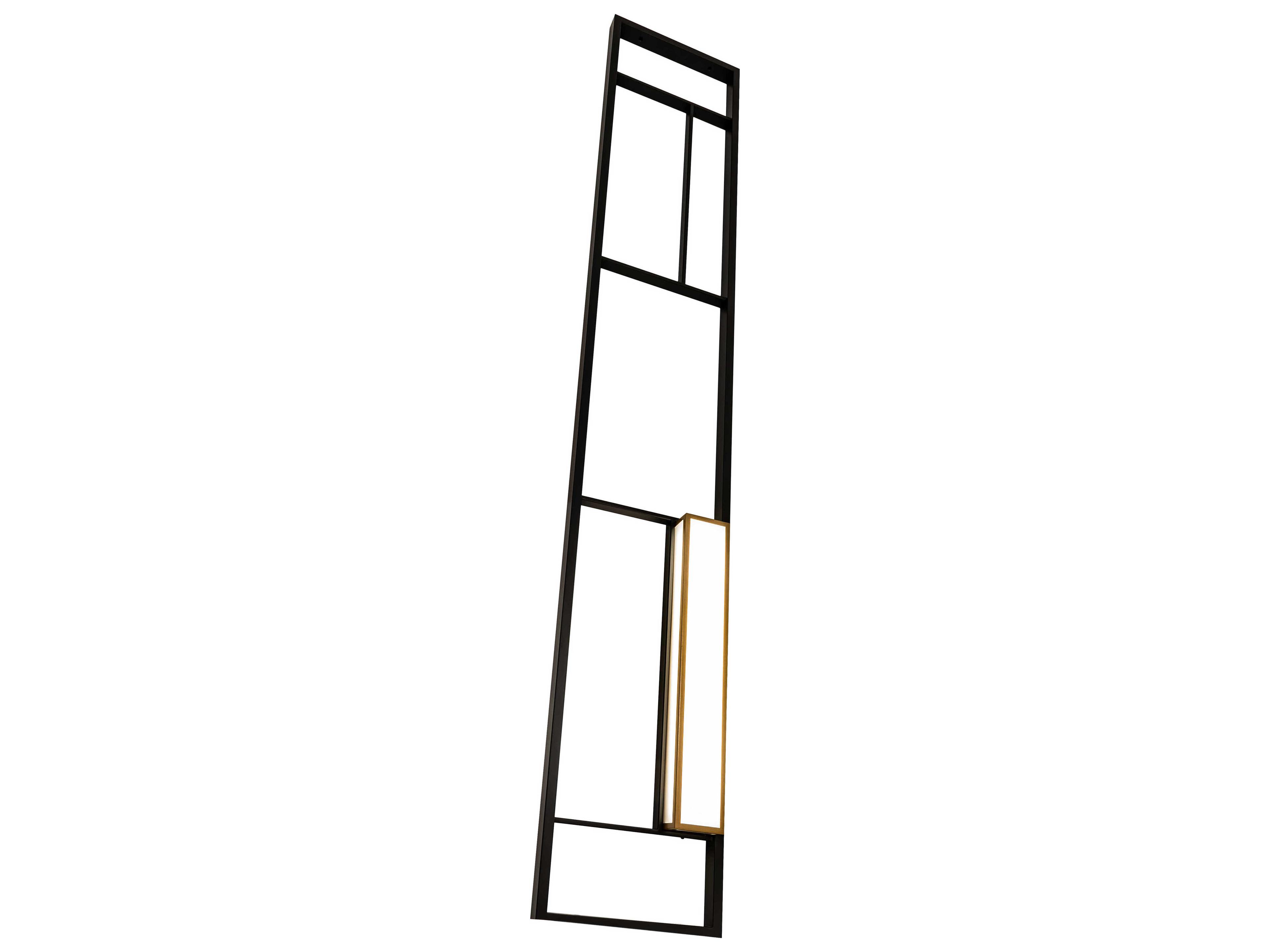 Meyda Black Glass LED Wall Sconce