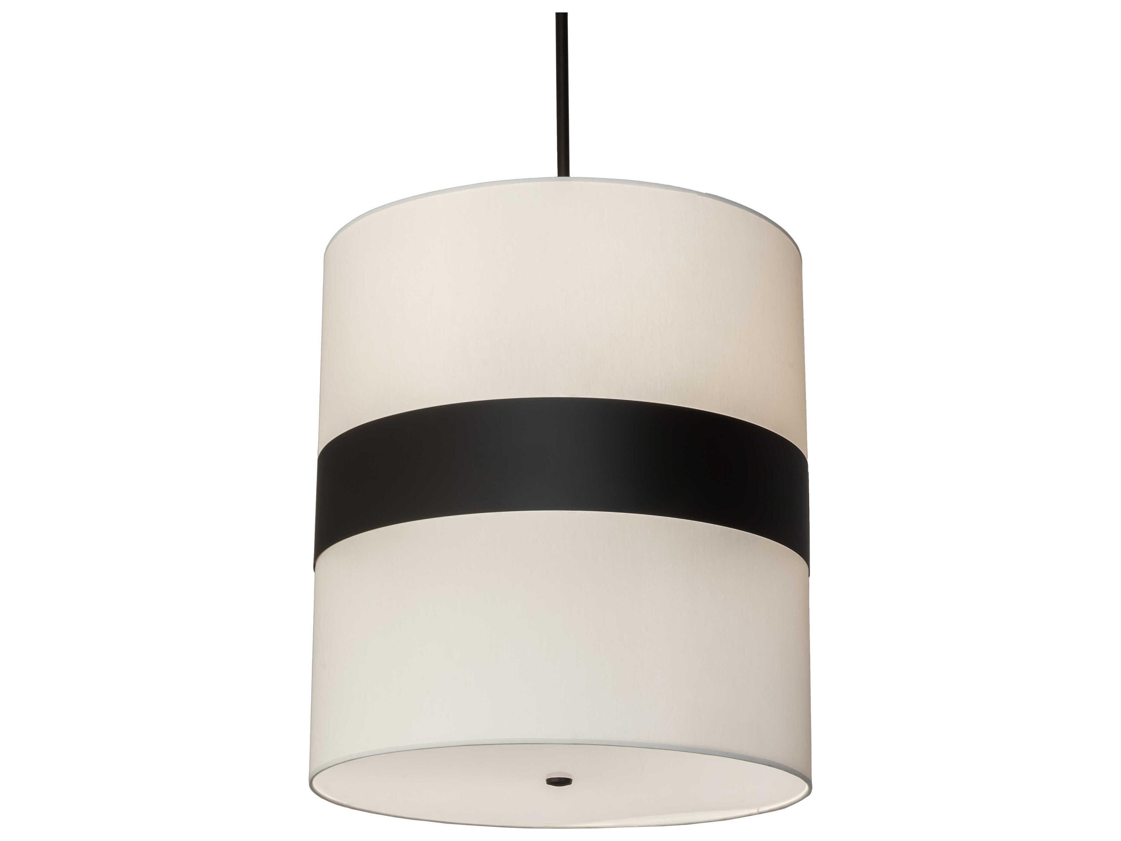 Cilindro 1-Light Oil Rubbed Bronze LED Cylinder Drum Pendant