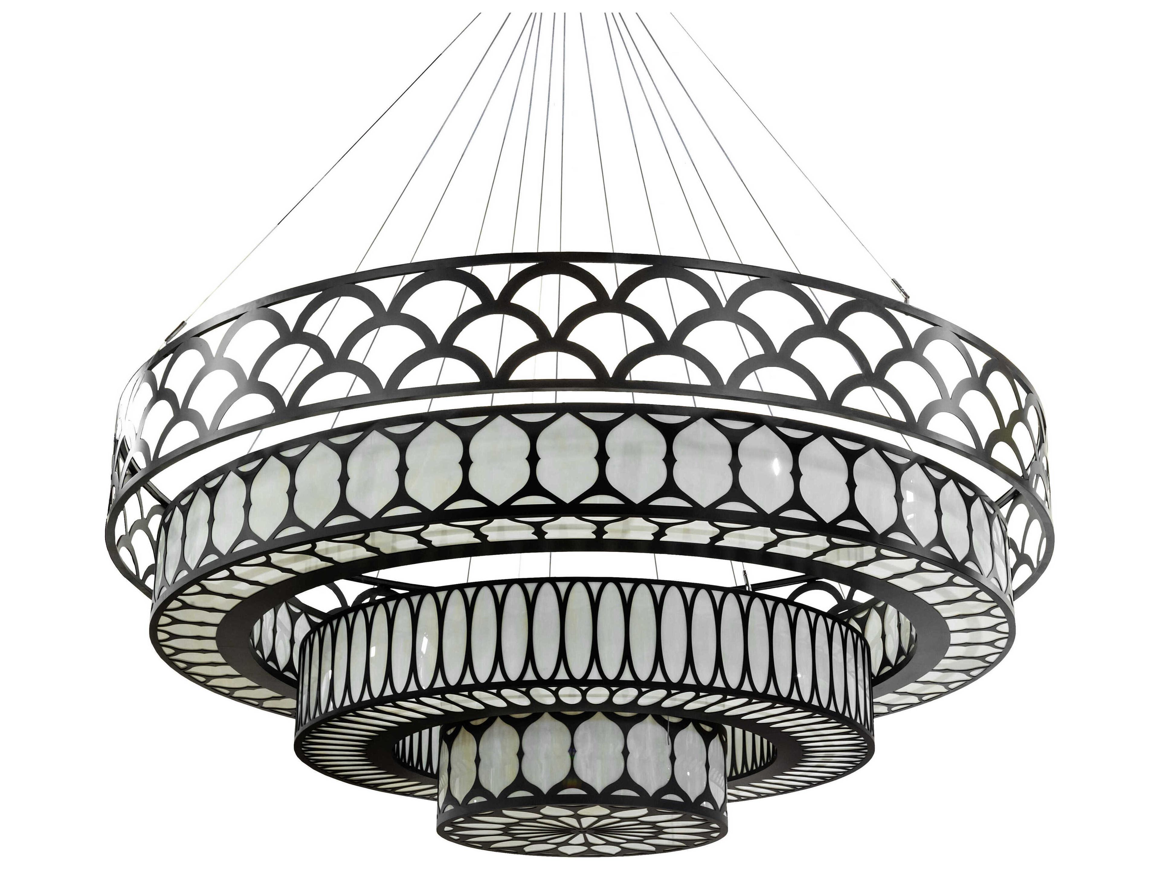 Meyda Oil Rubbed Bronze LED Tiered Chandelier