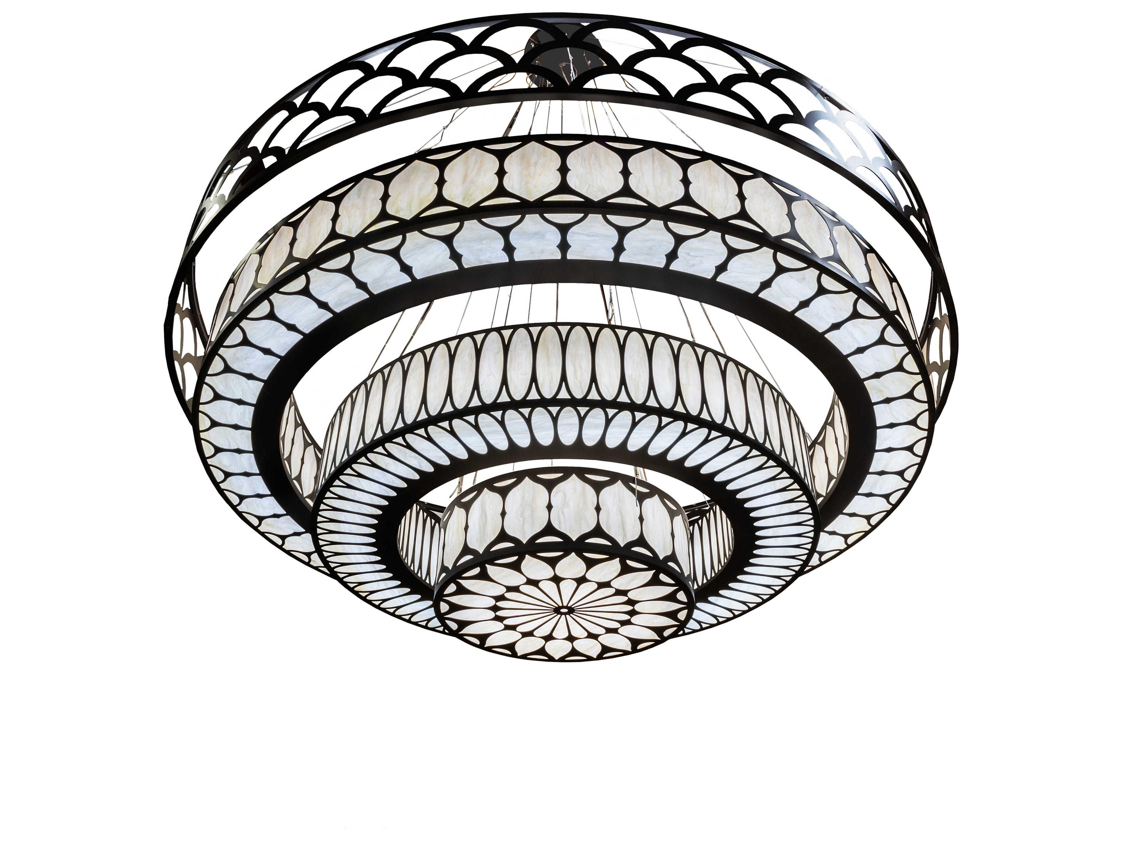 Meyda Oil Rubbed Bronze LED Tiered Chandelier