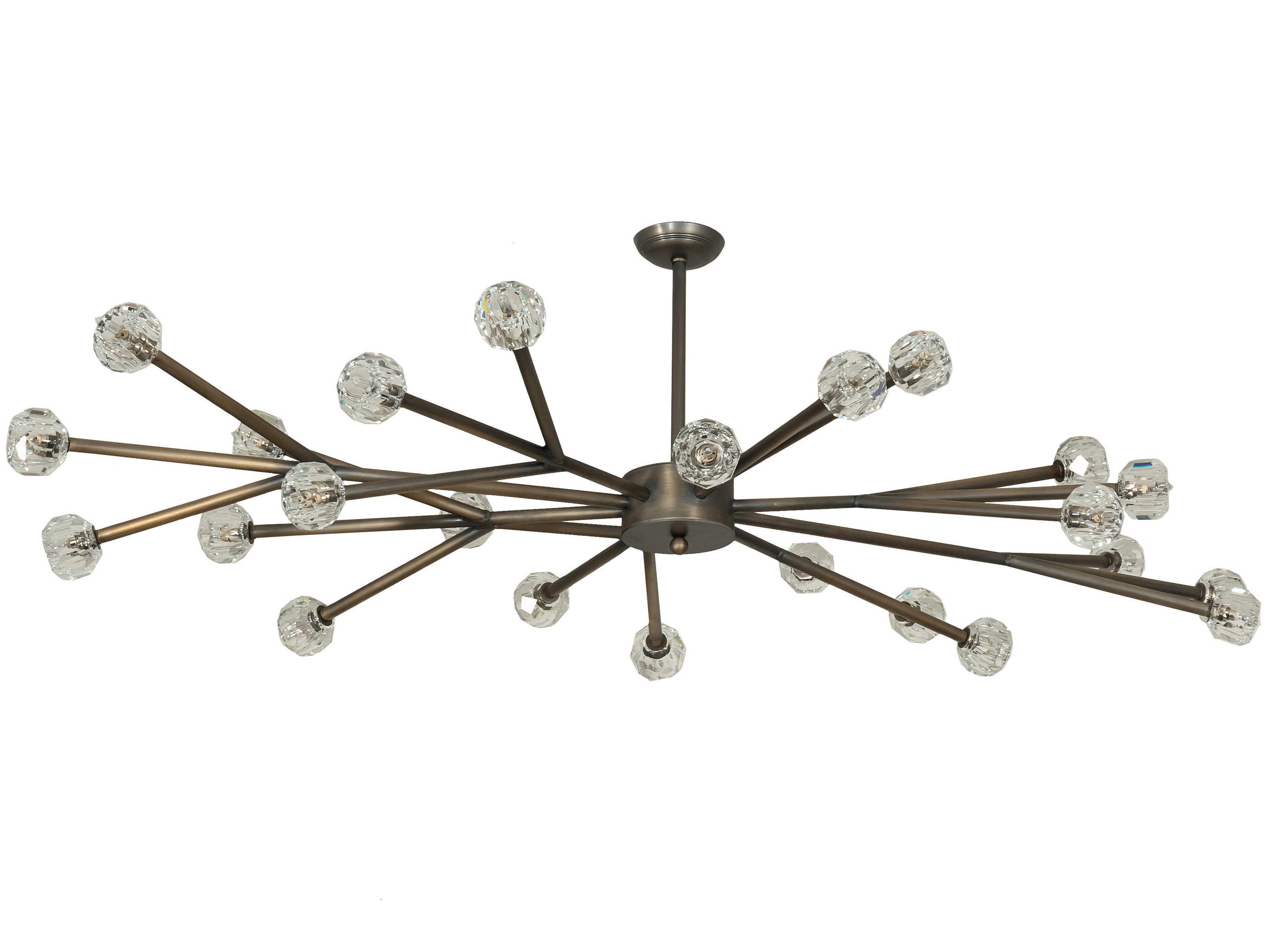 Meyda Benning 24-Light Antique Brass Chandelier
