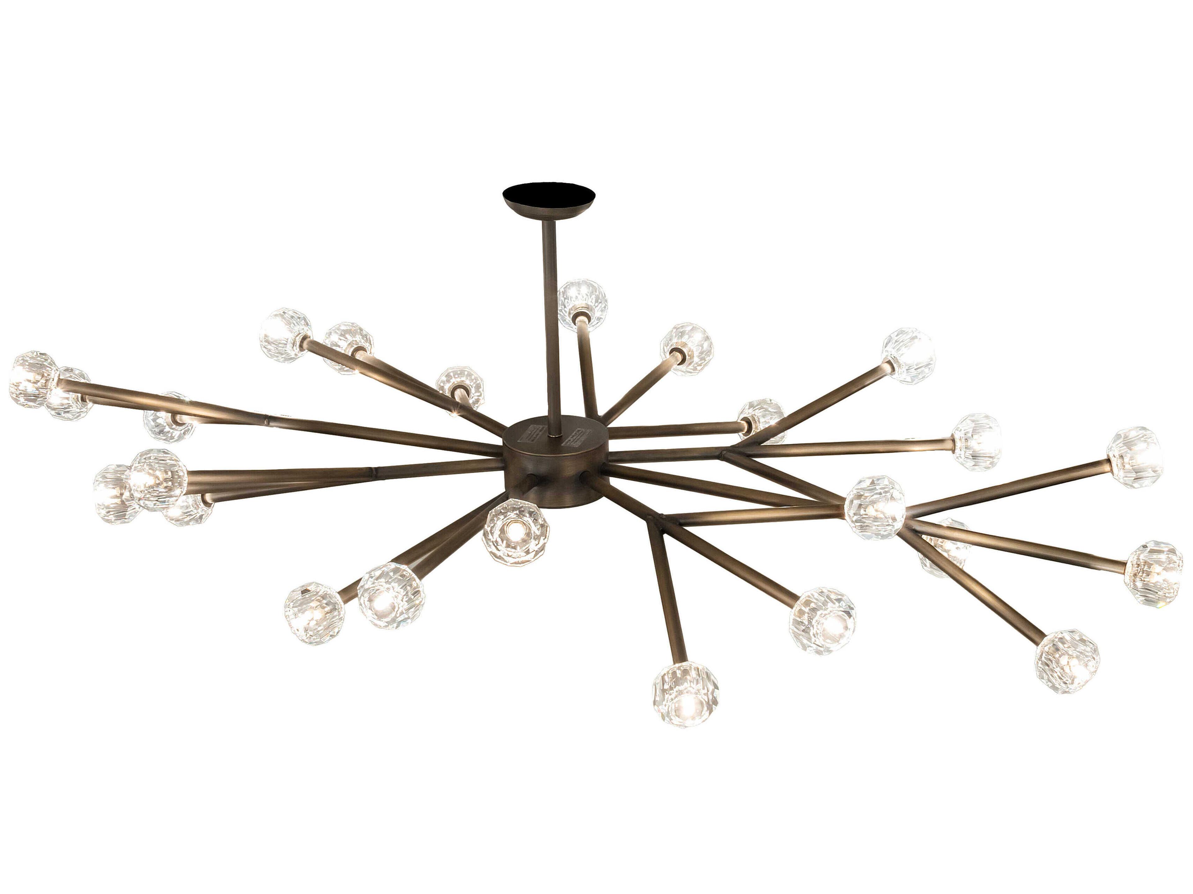 Meyda Benning 24-Light Antique Brass Chandelier
