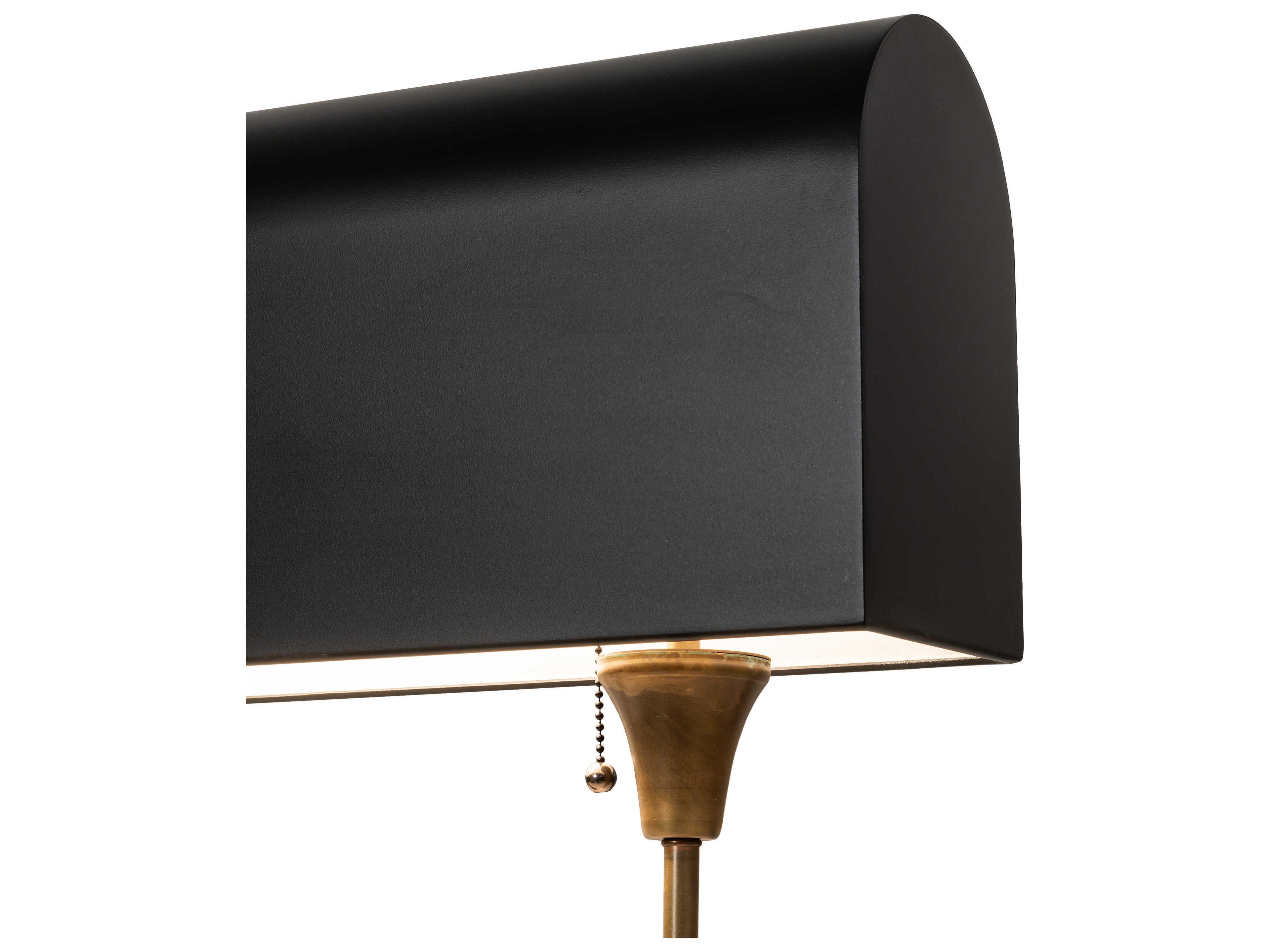 Meyda Bar Top Solar Black Vintage Brass Table Lamp