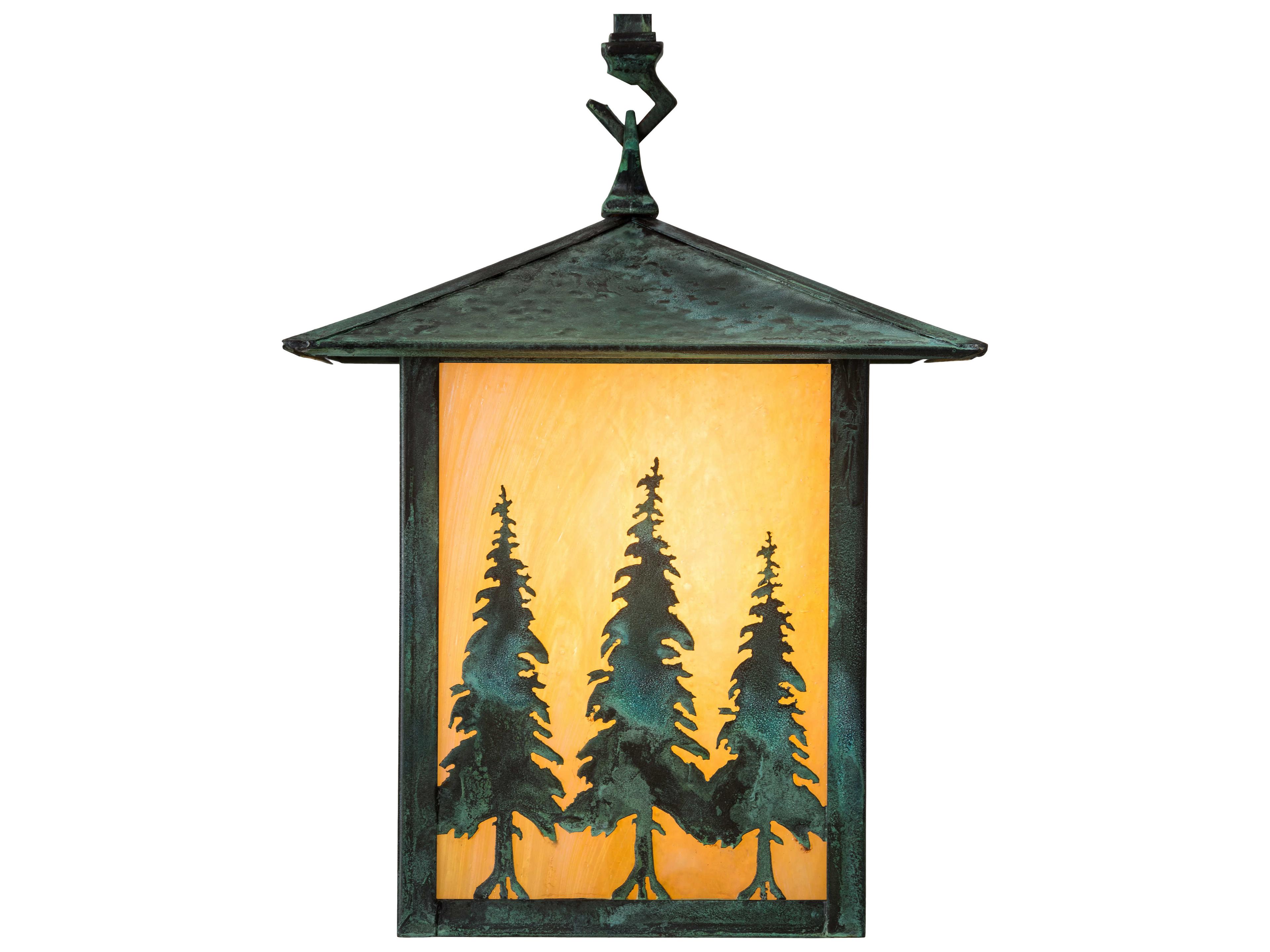 Meyda Seneca 1 - Light Glass Outdoor Hanging Light