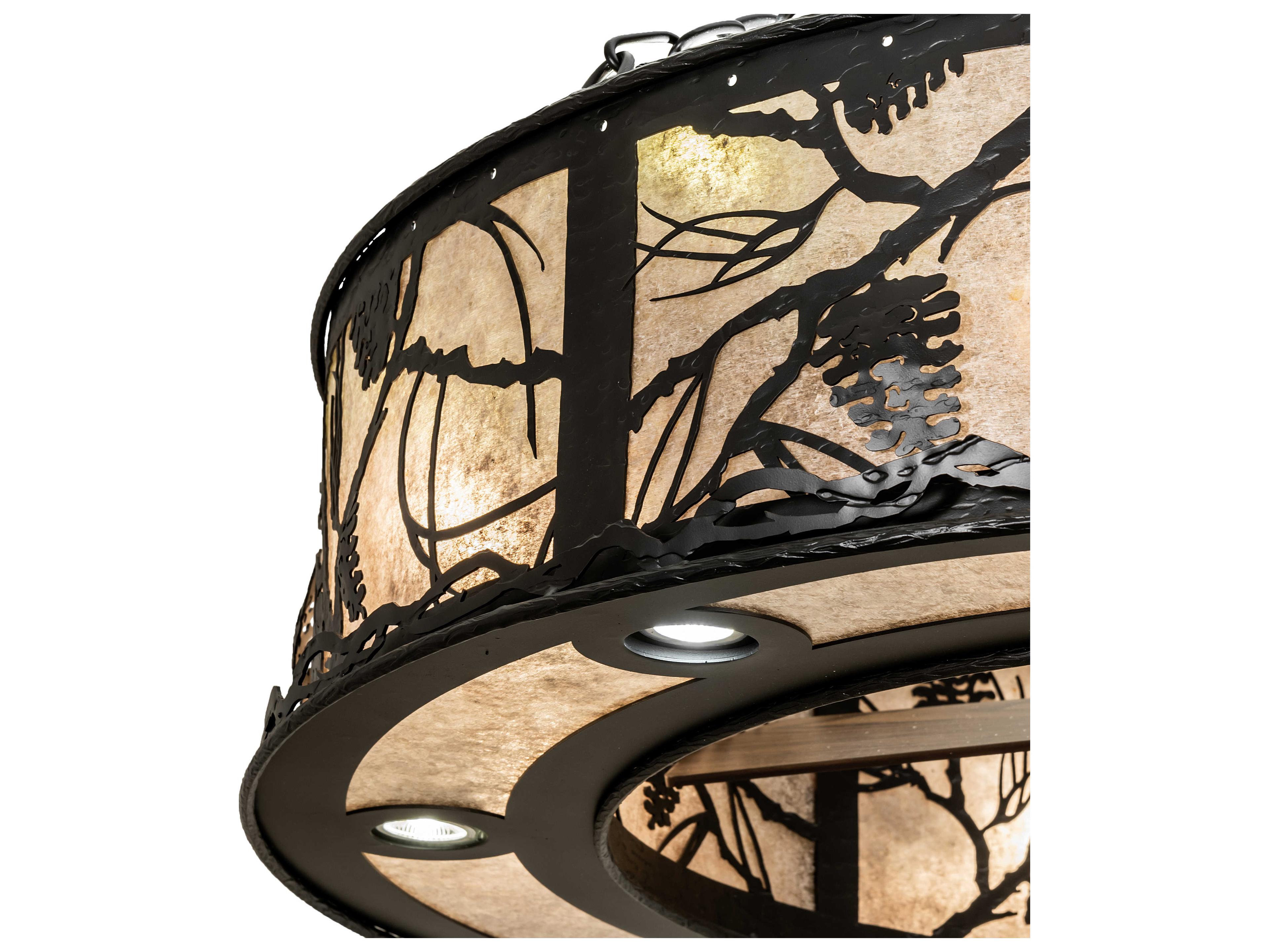 Meyda Whispering Pines 24-Light 44" LED Ceiling Fan