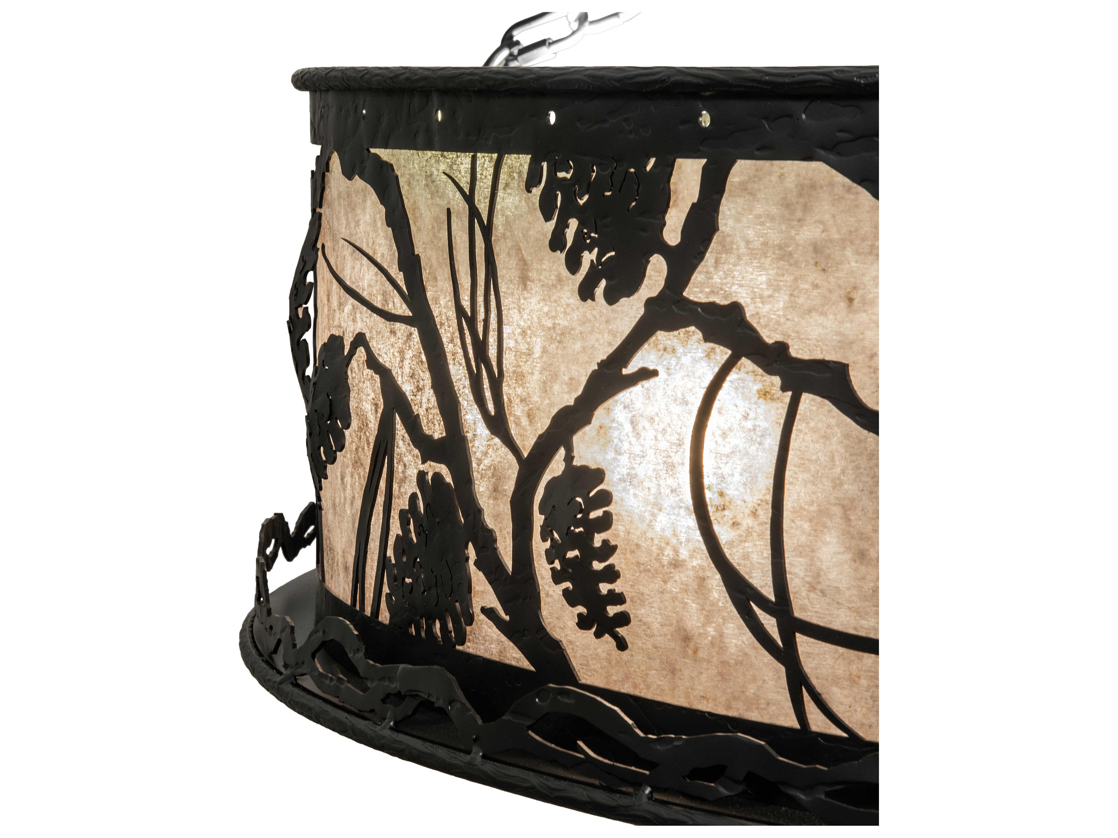 Meyda Whispering Pines 24-Light 44" LED Ceiling Fan