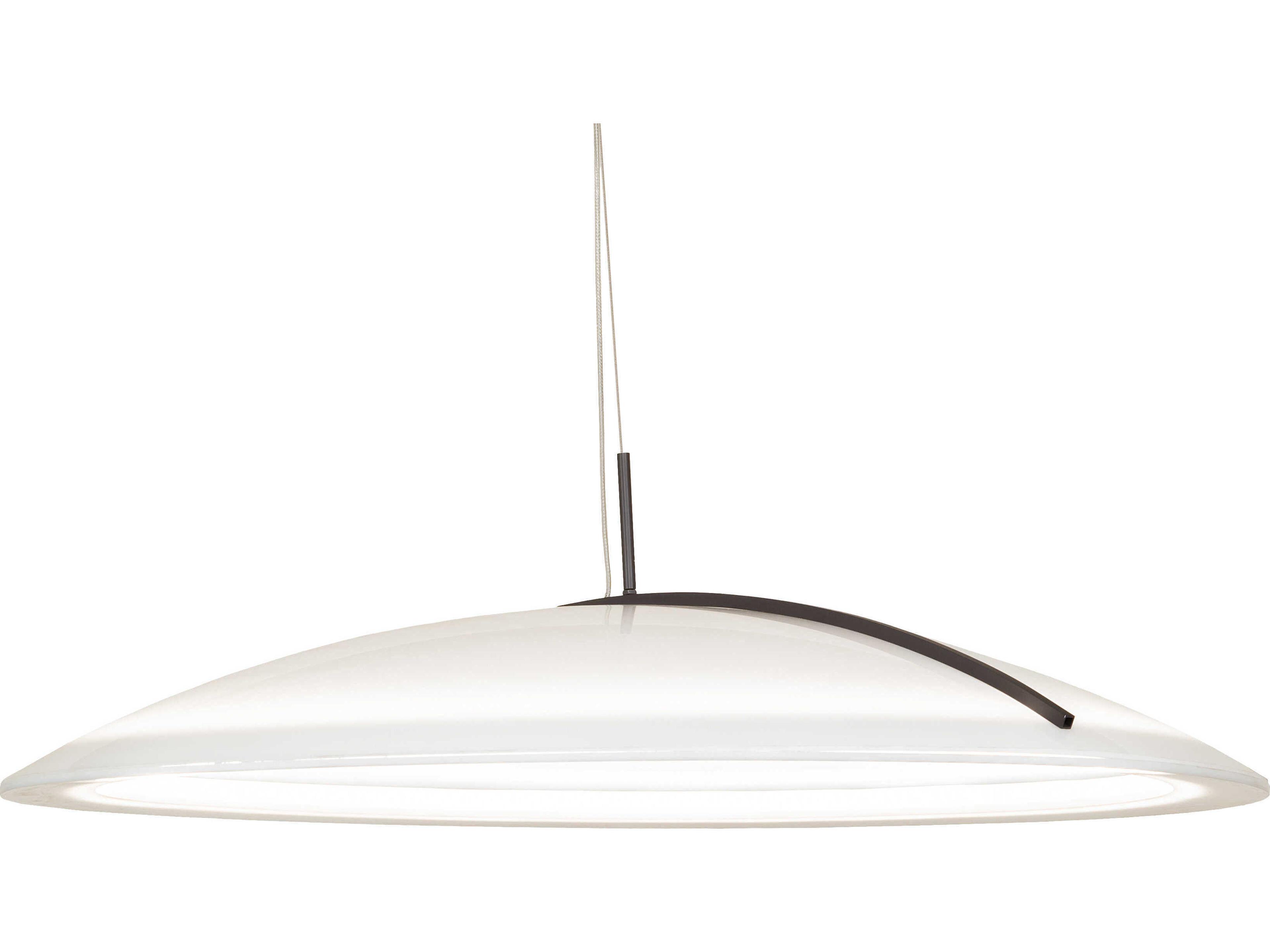 Gravity White LED Dome Pendant