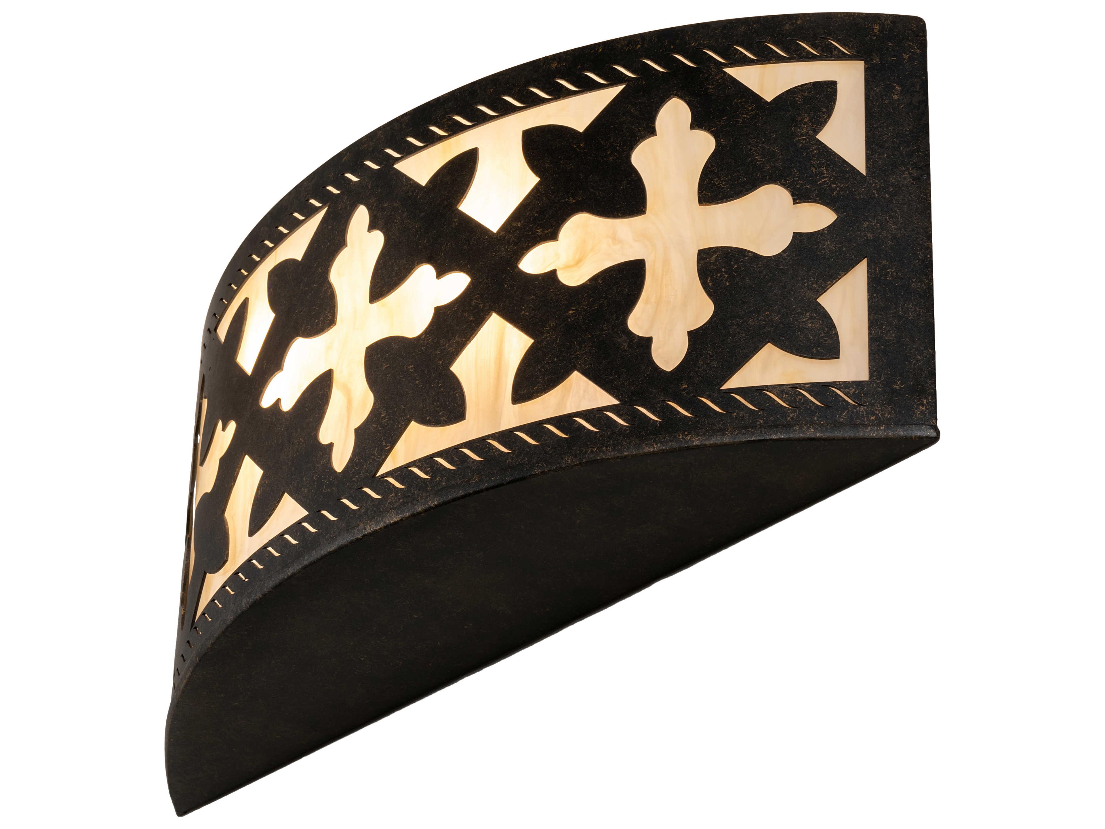 Meyda Cardiff 2-Light Bronze Wall Sconce