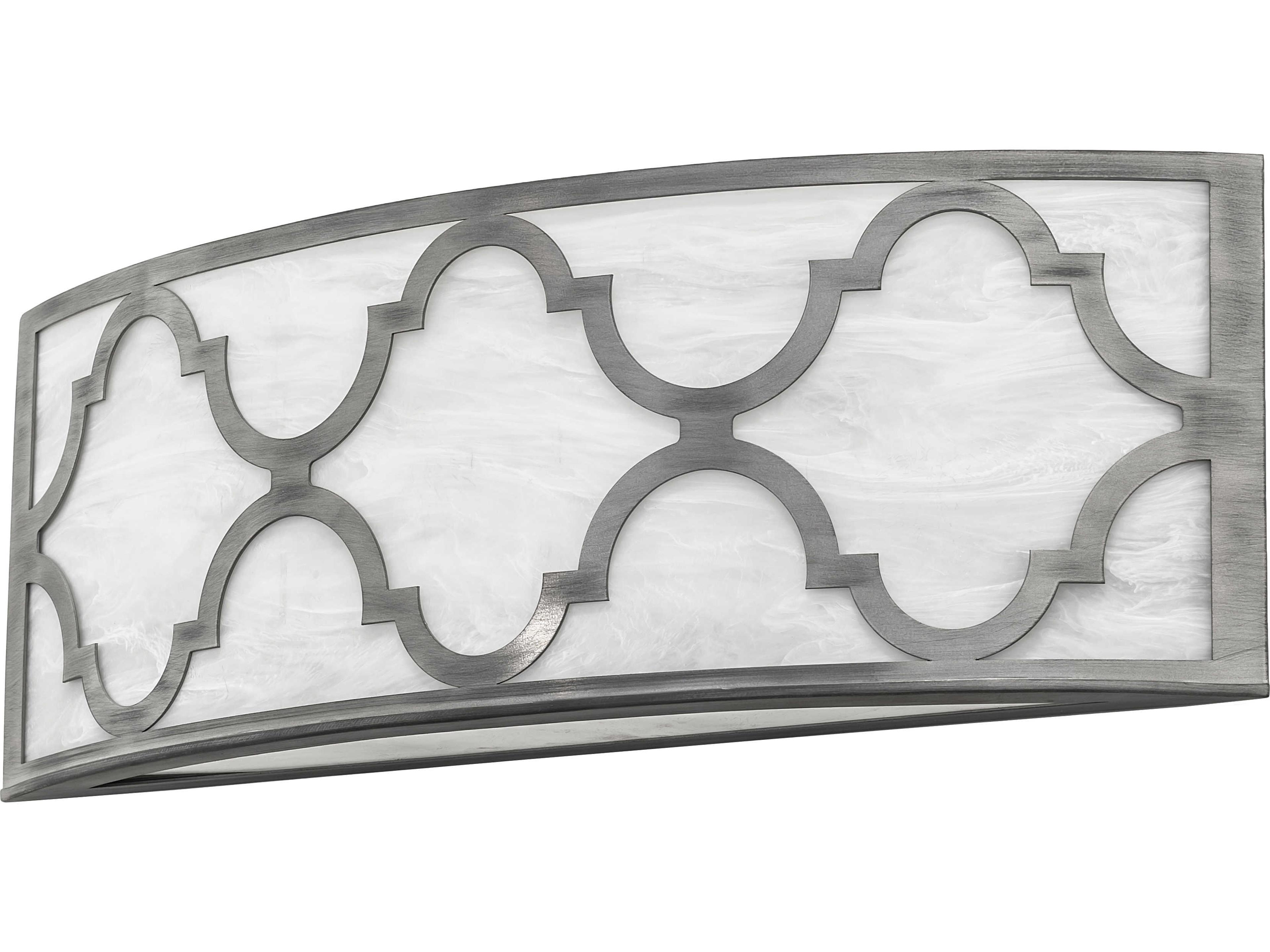 Meyda Cardiff 2-Light Brushed Nickel Wall Sconce