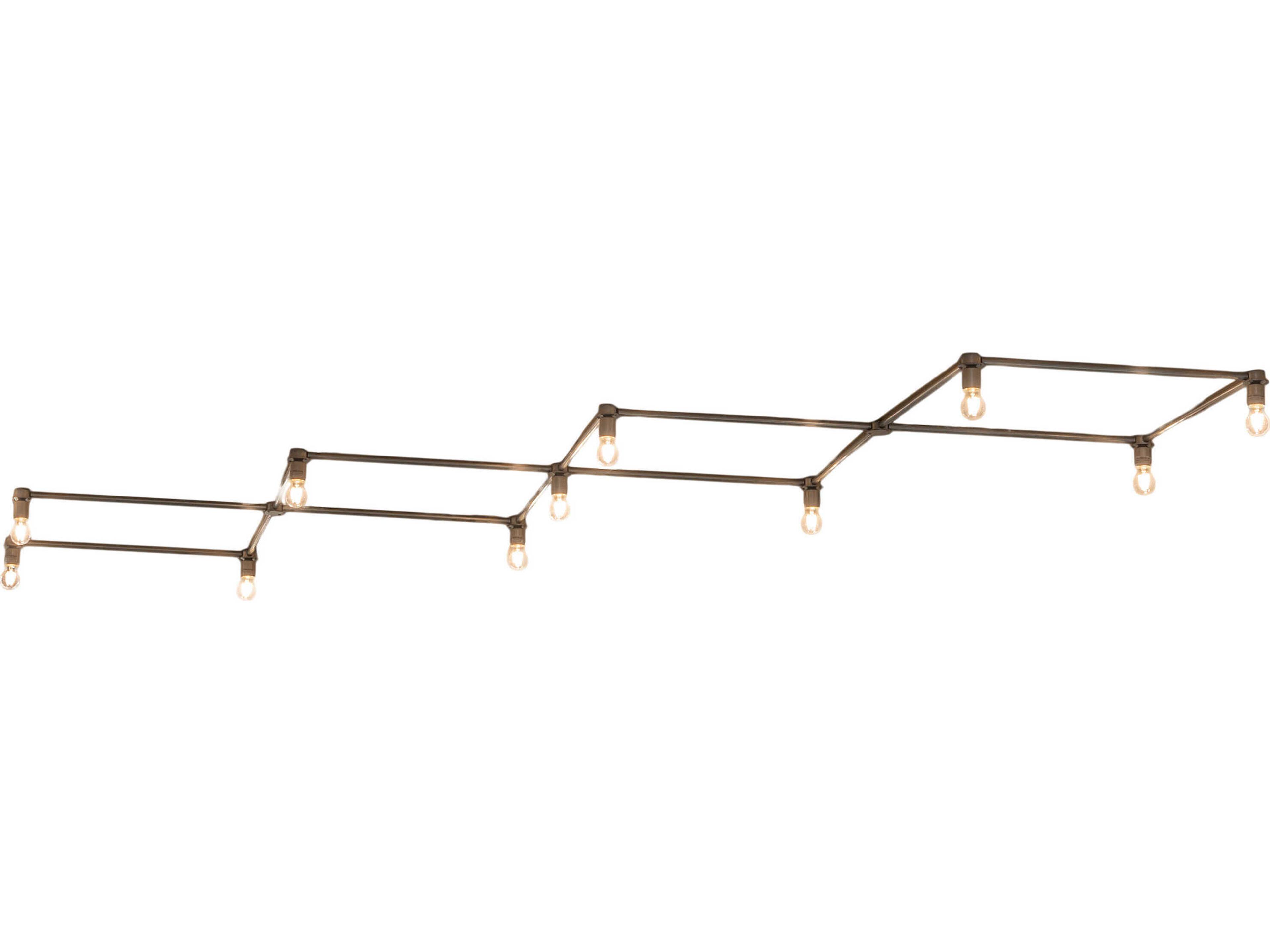 11-Light Grey LED Flush Mount