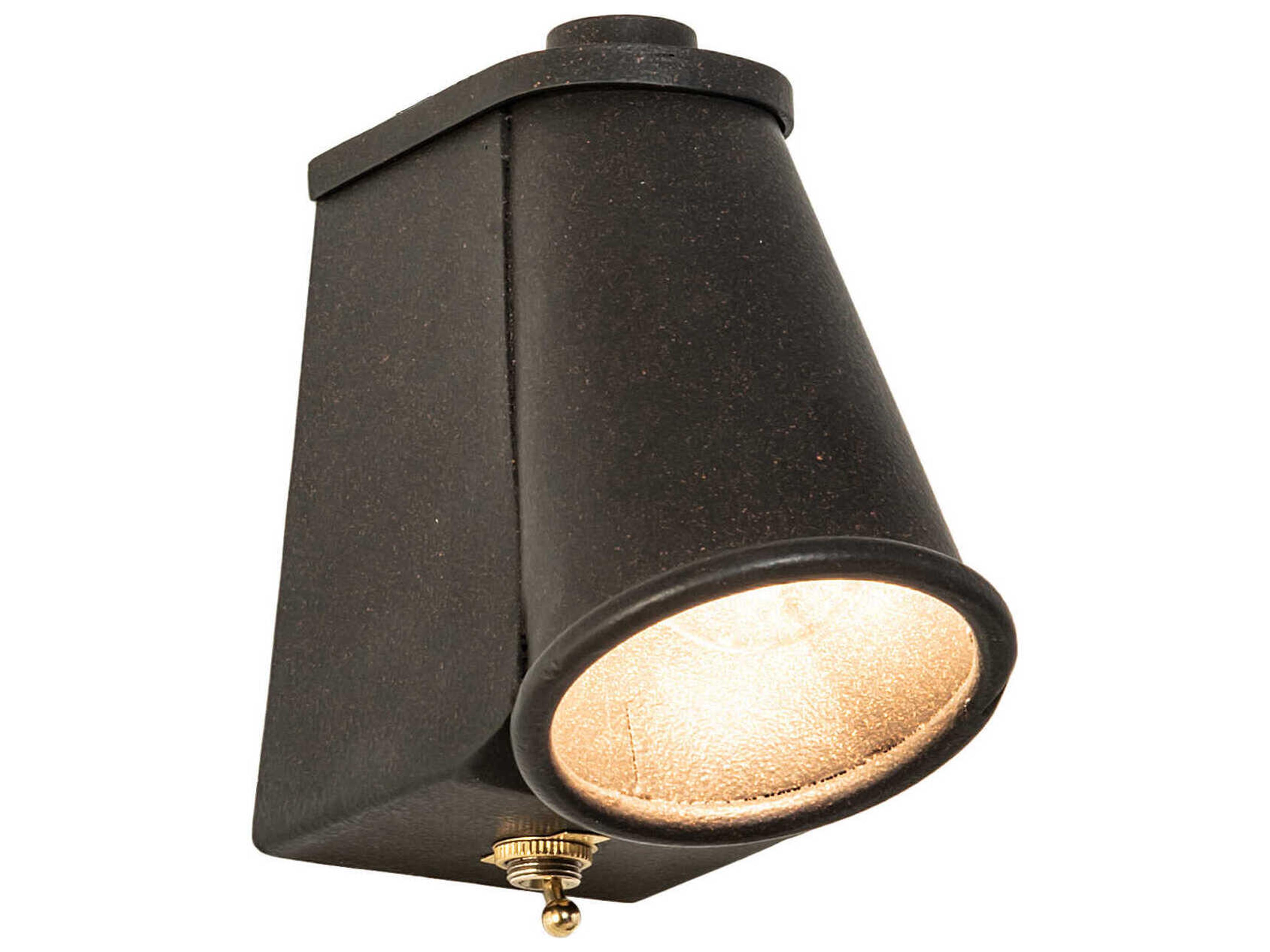 1-Light Dark Roast Steel Wall Sconce
