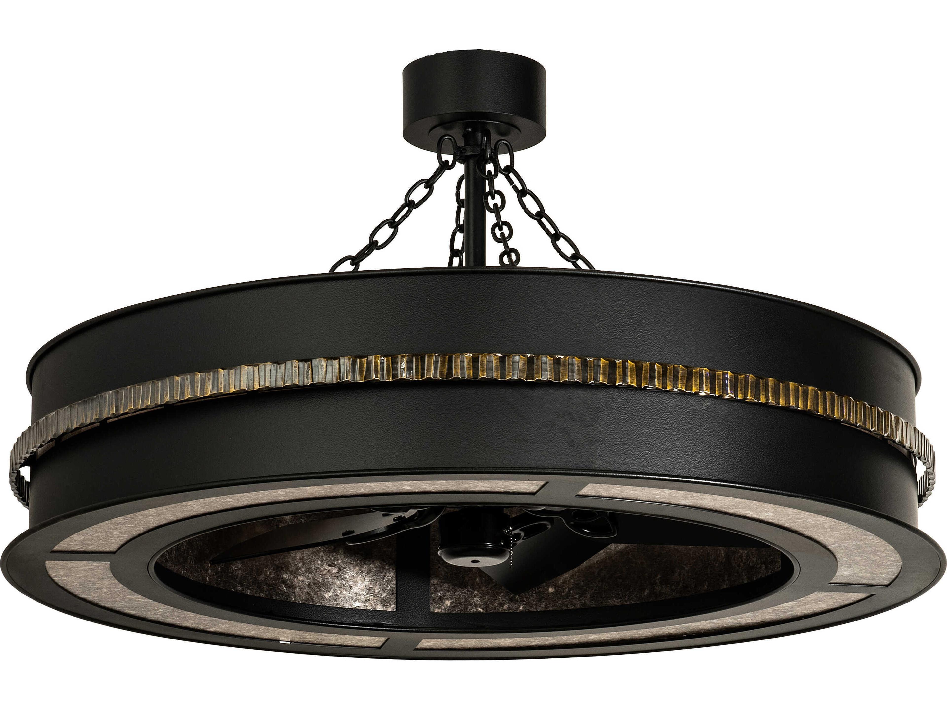 Meyda Golden Forge 45" Ceiling Fan