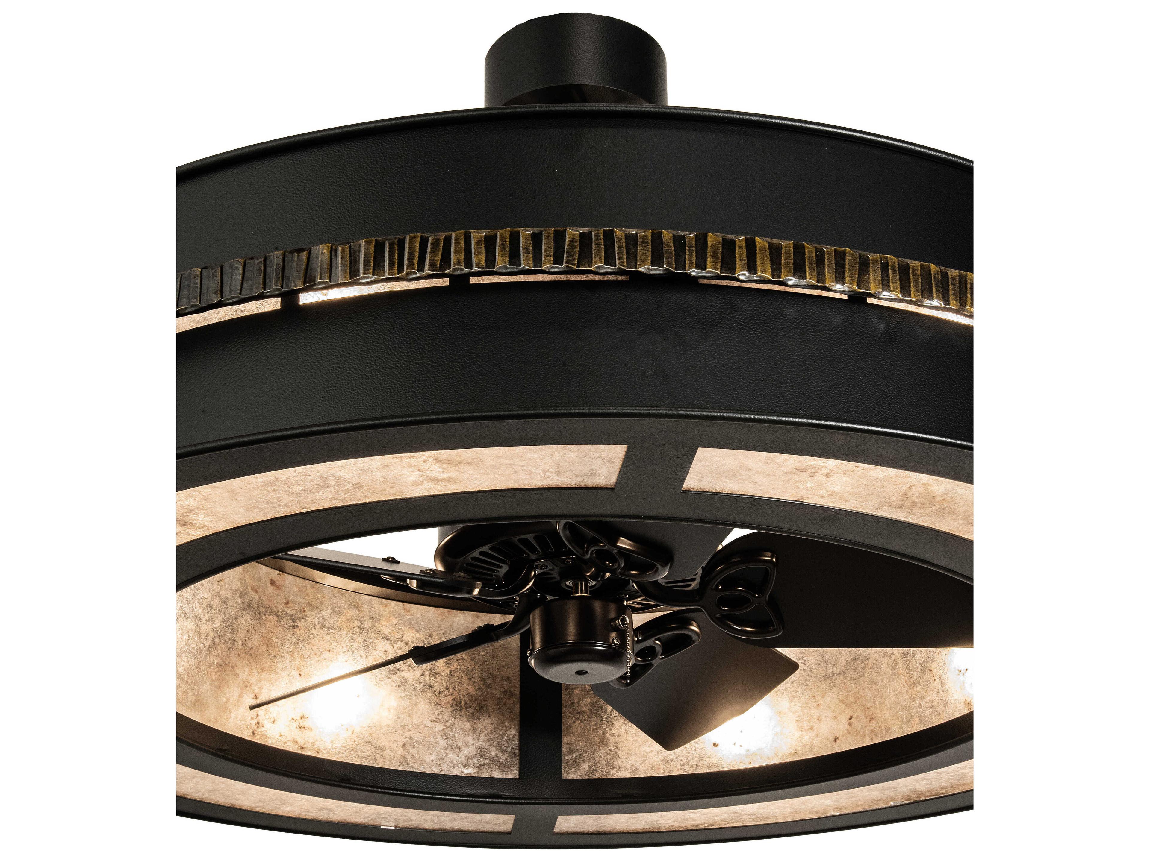 Meyda Golden Forge 45" Ceiling Fan