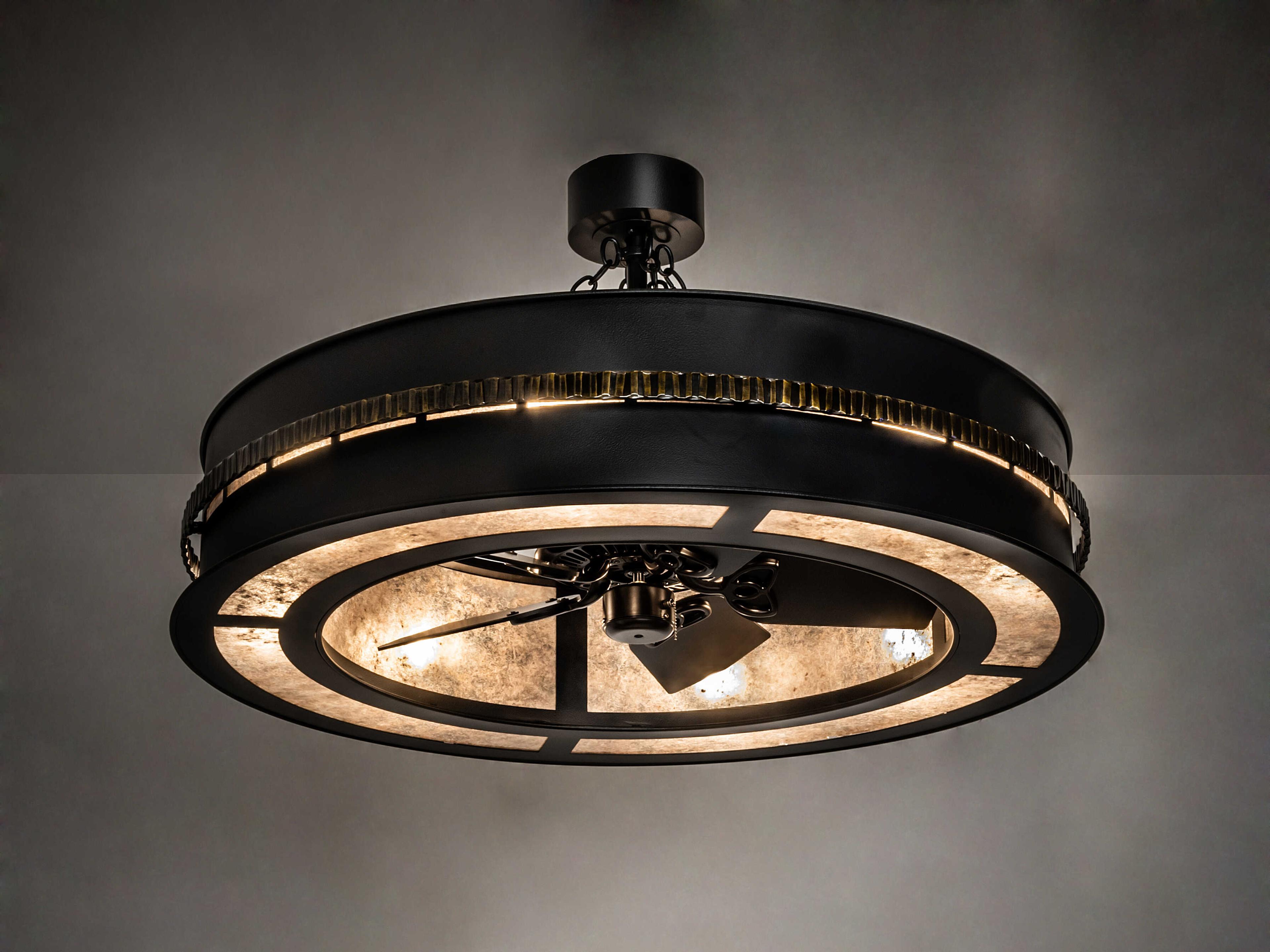 Meyda Golden Forge 45" Ceiling Fan