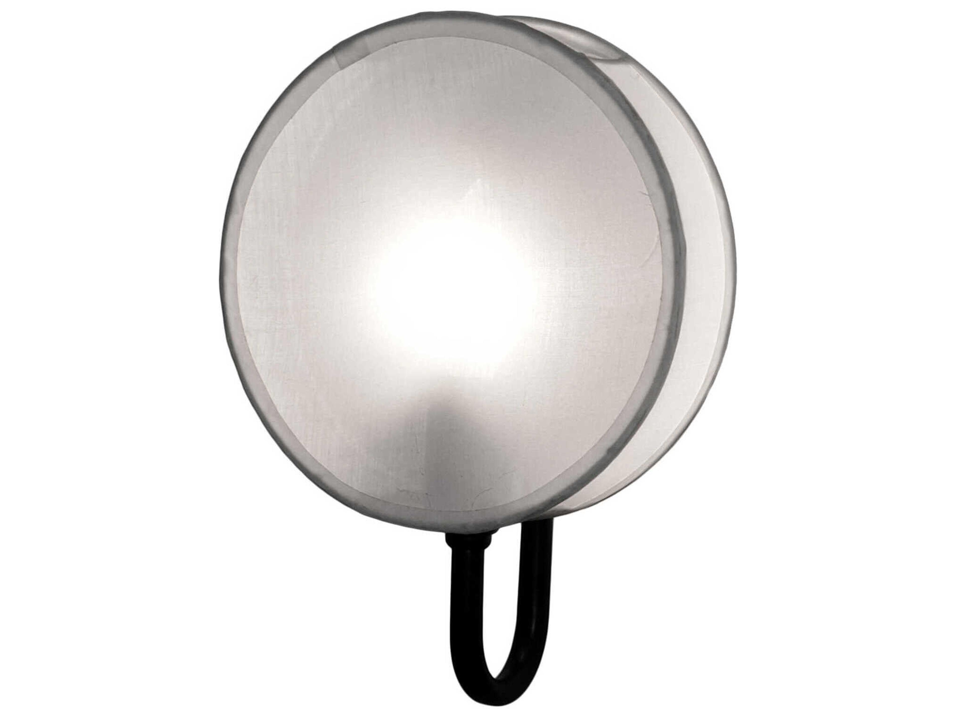 Meyda 1-Light Bronze White LED Wall Sconce