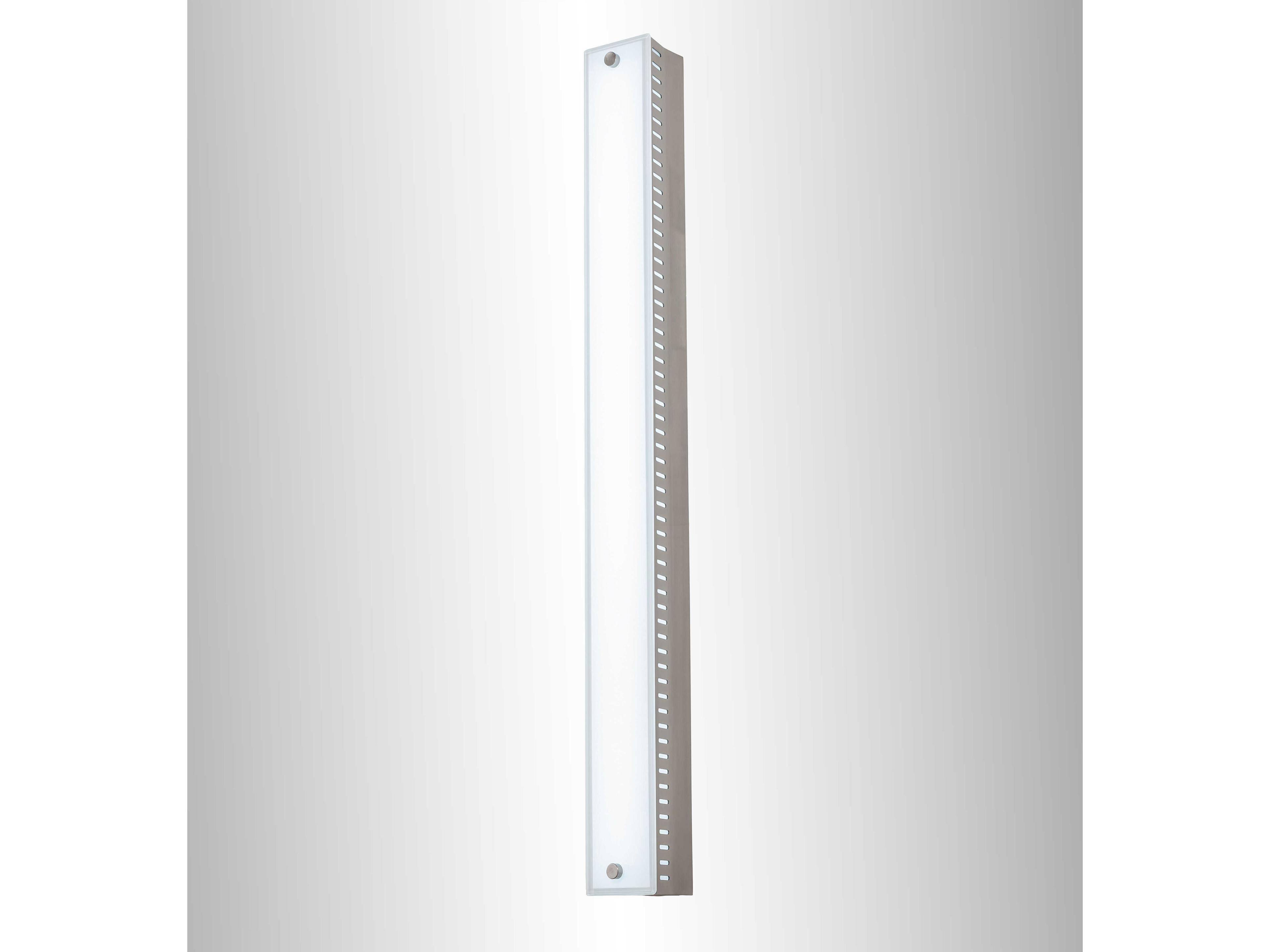 Meyda Nickel Glass LED Vanity Light