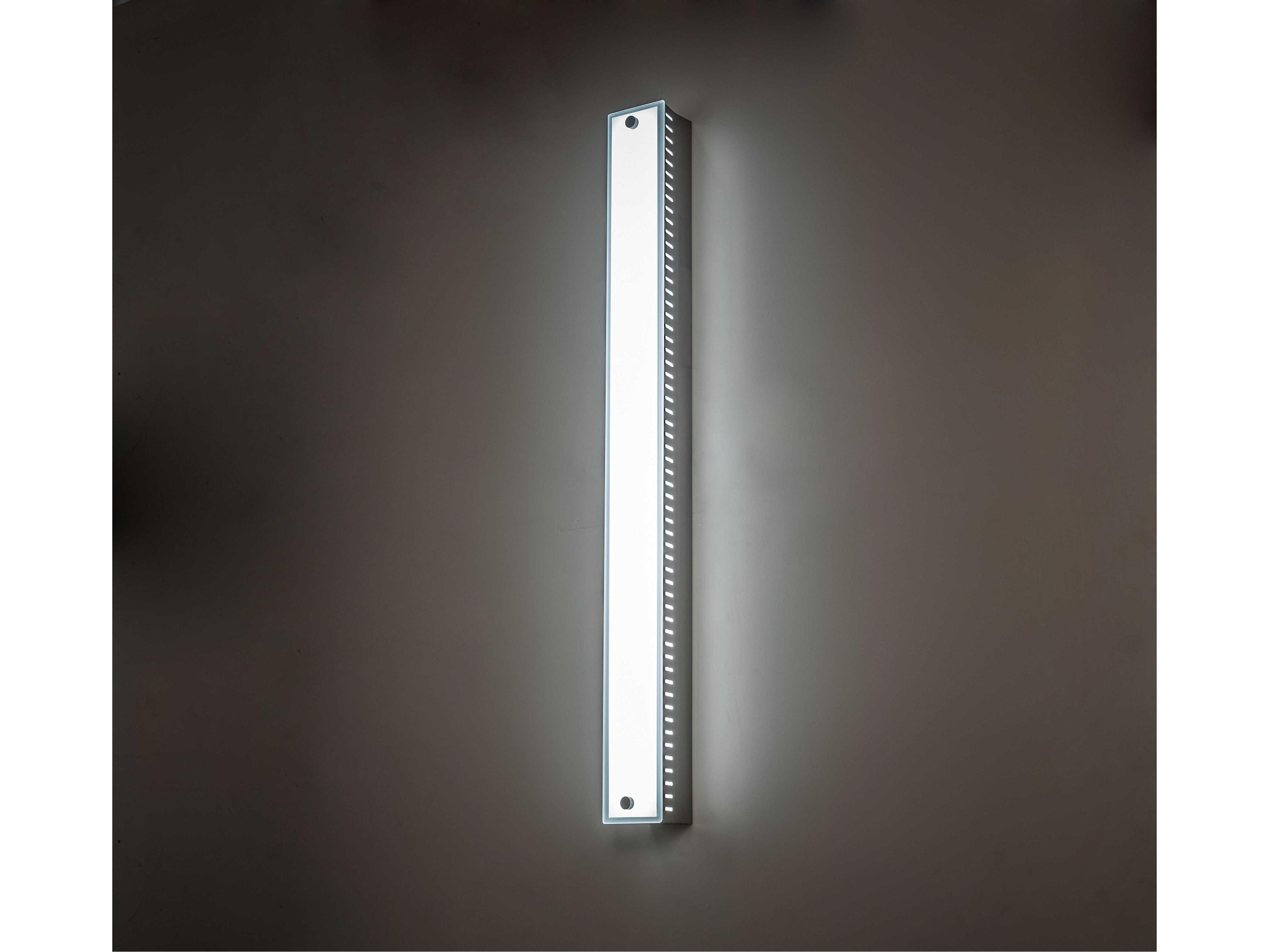 Meyda Nickel Glass LED Vanity Light