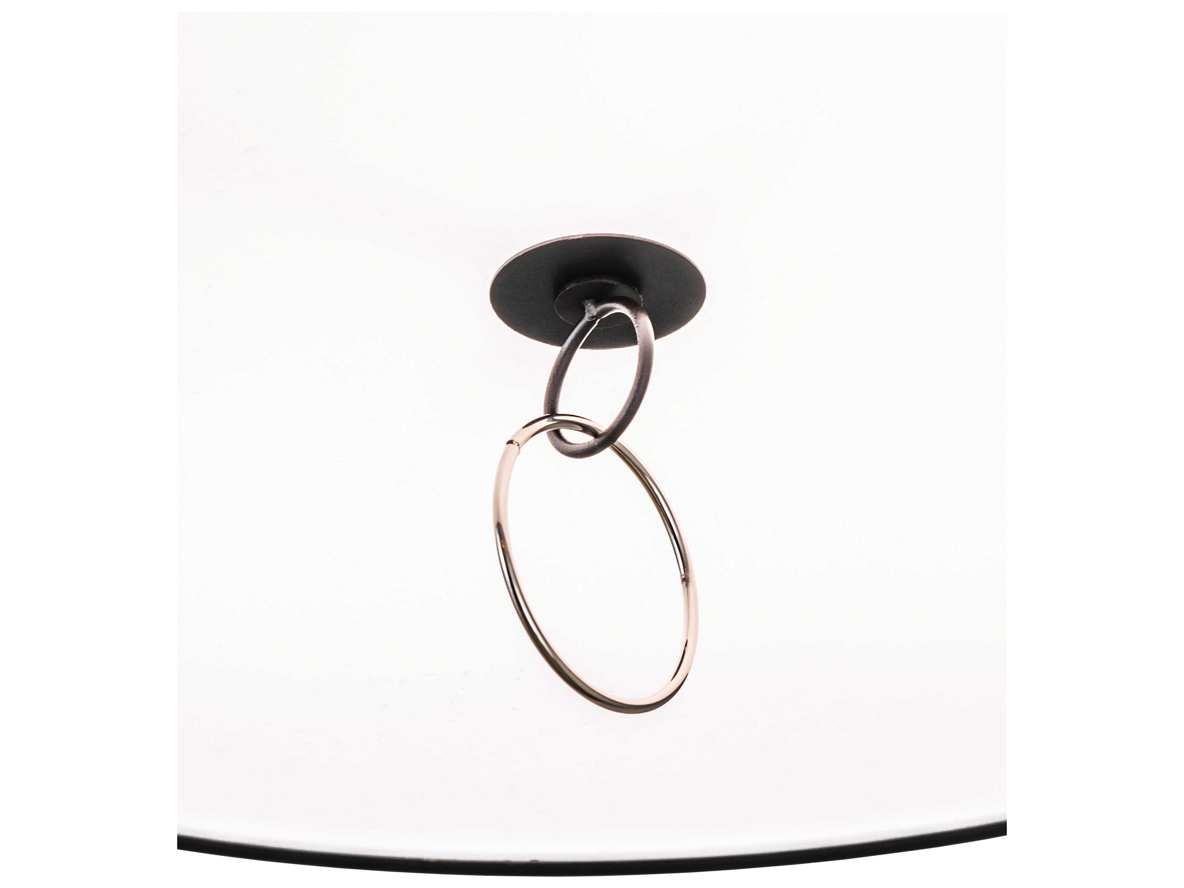 Meyda Cilindro 4-Light Polished Nickel LED Drum Pendant