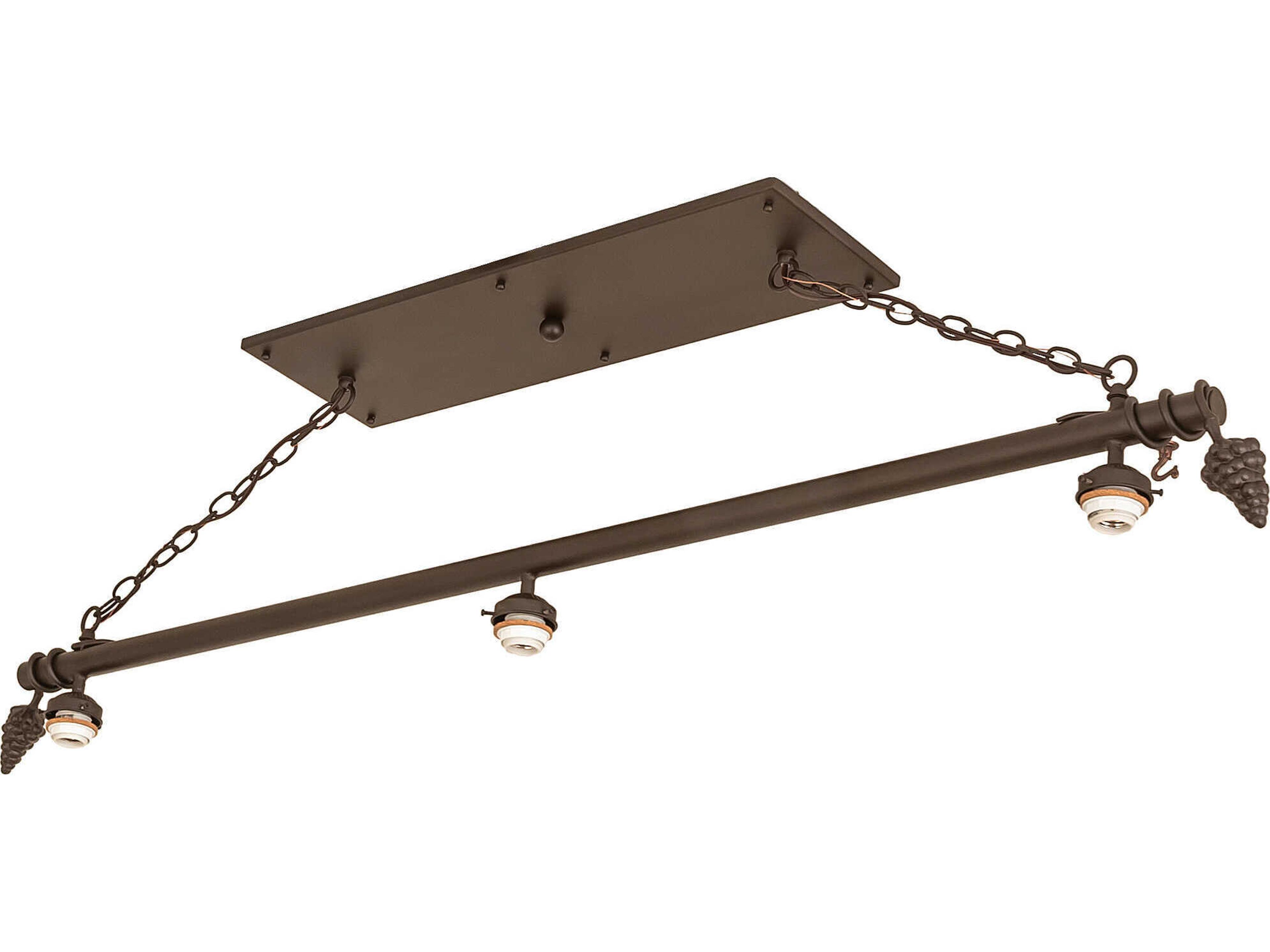 Meyda 3-Light Oil Rubbed Bronze Island Pendant