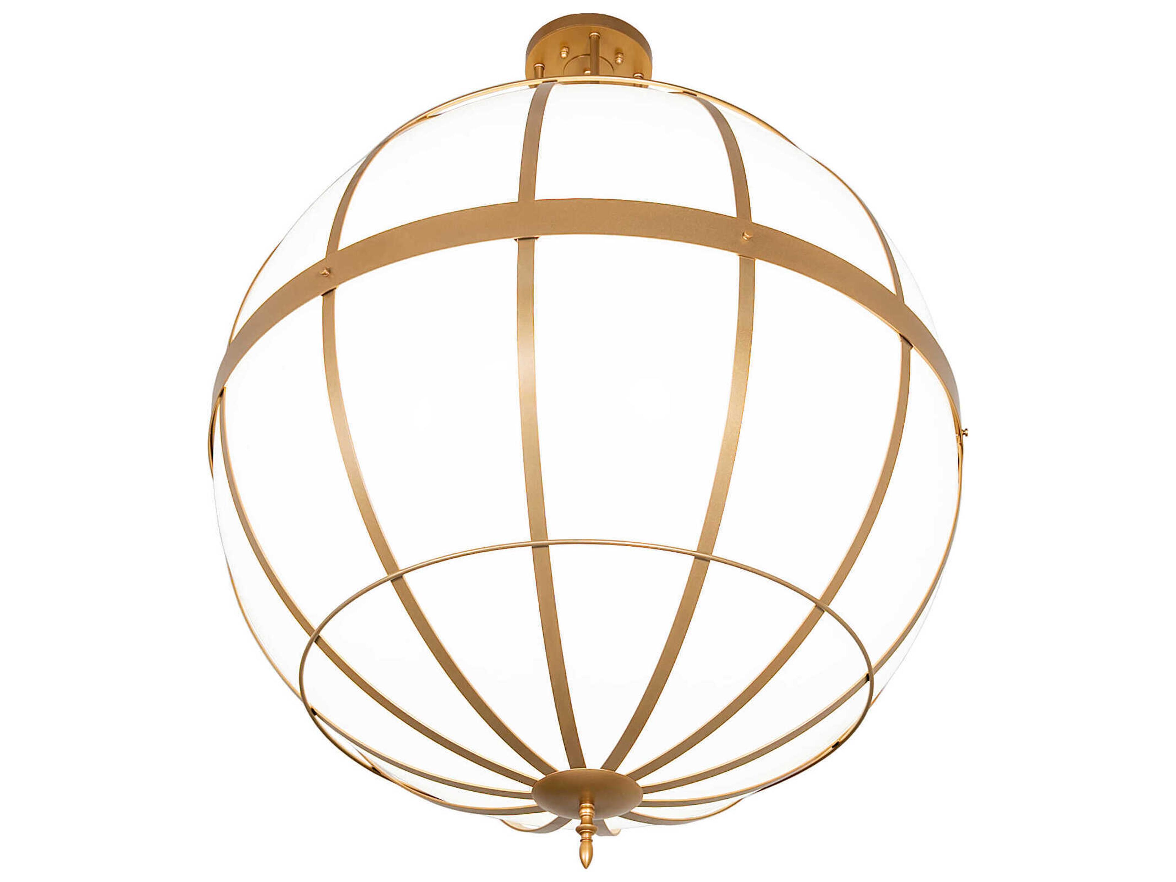 Meyda Atlas 6-Light Gold Metallic Globe Pendant