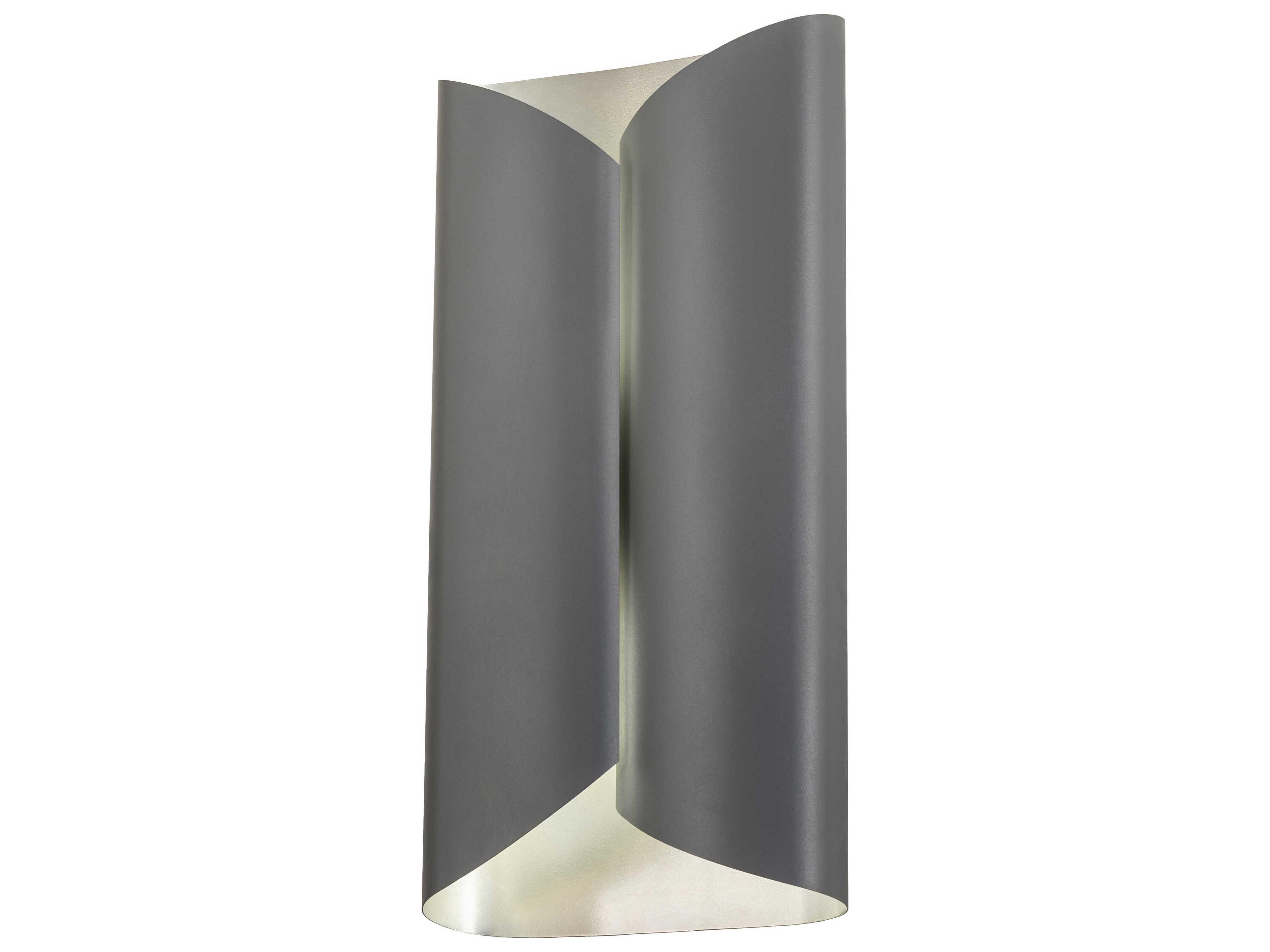1-Light Gray LED Wall Sconce