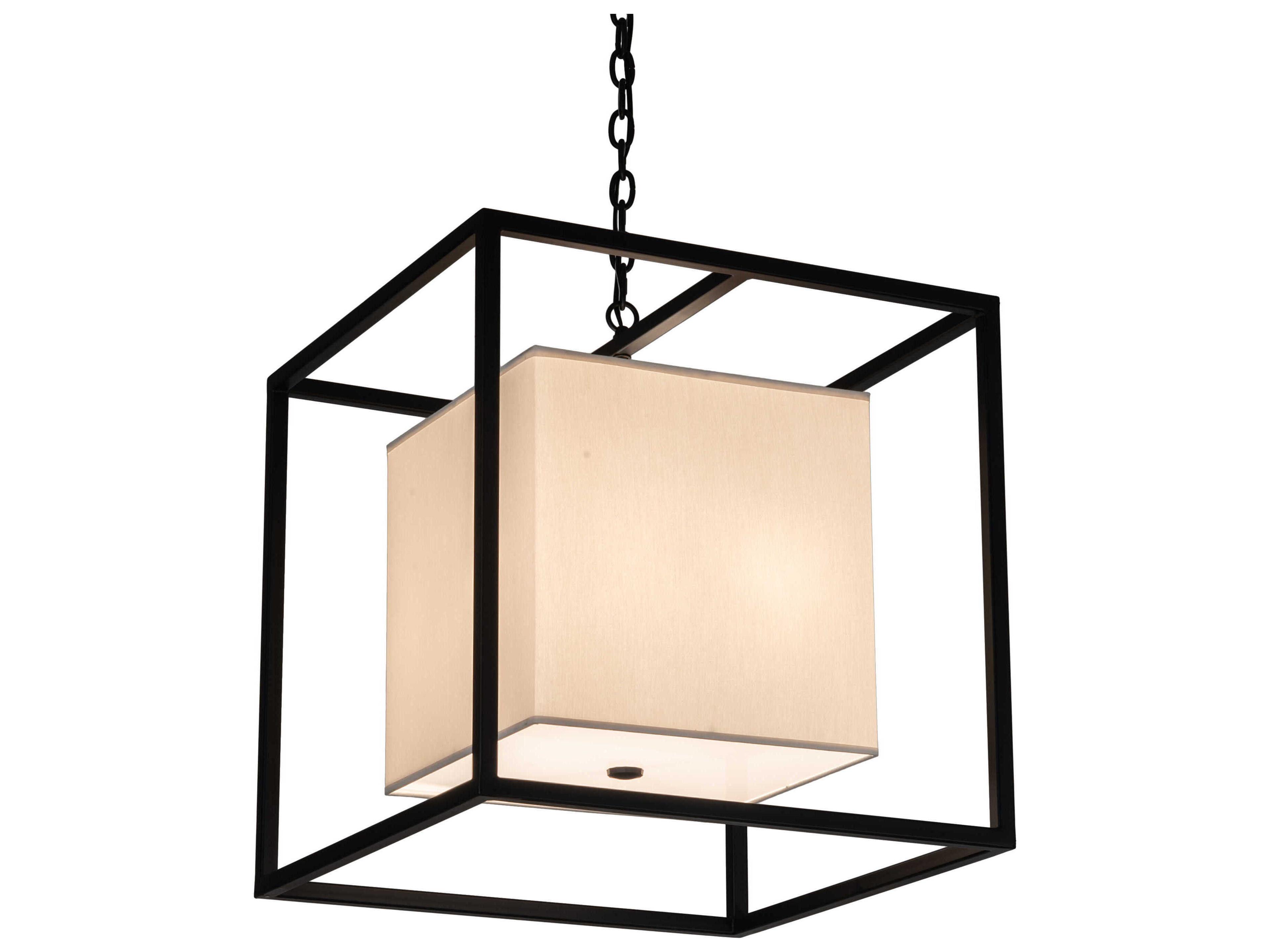 Kitzi Box 4-Light Black Pendant