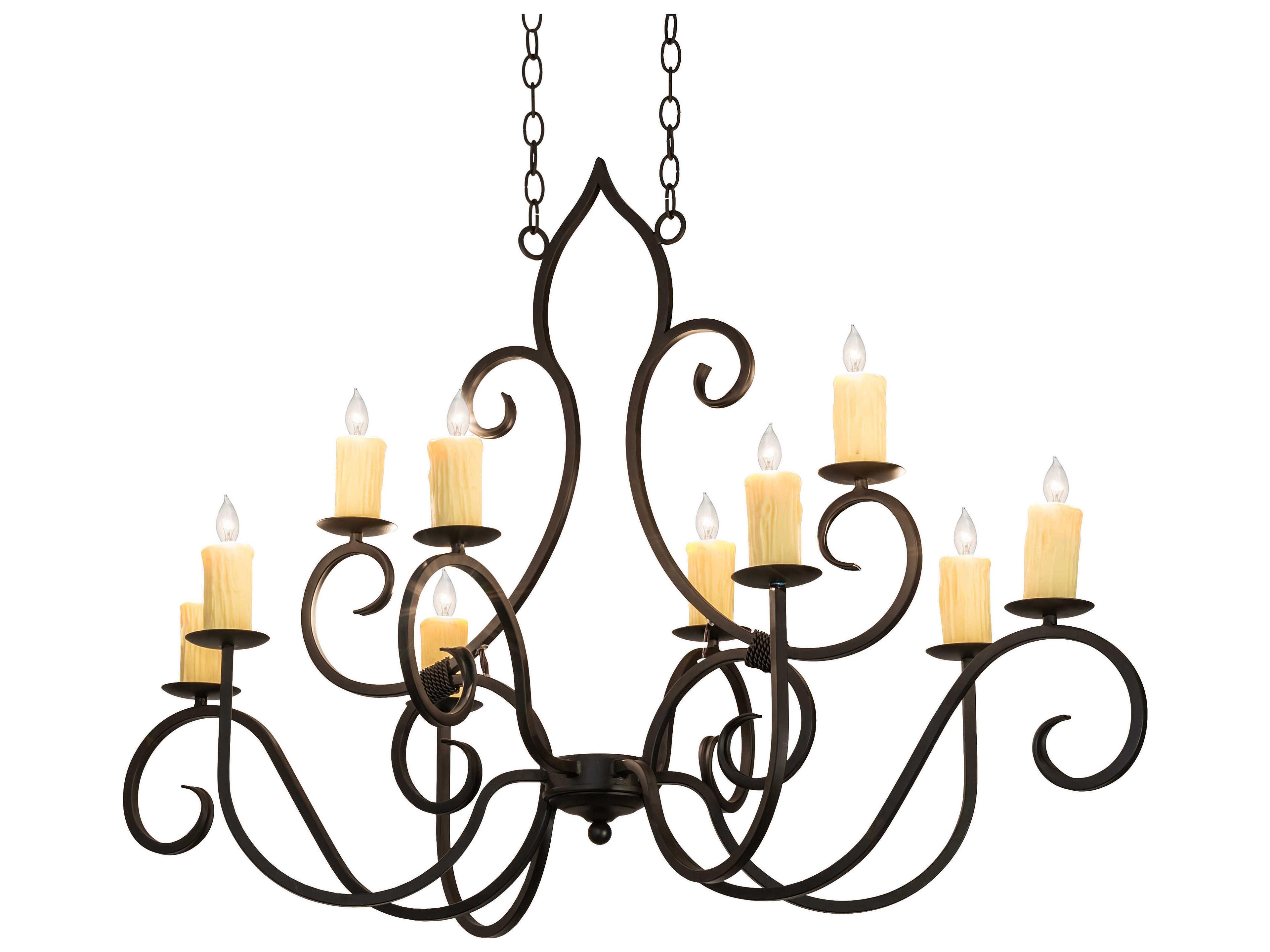 Clifton 10-Light Oil Rubbed Bronze Island Pendant