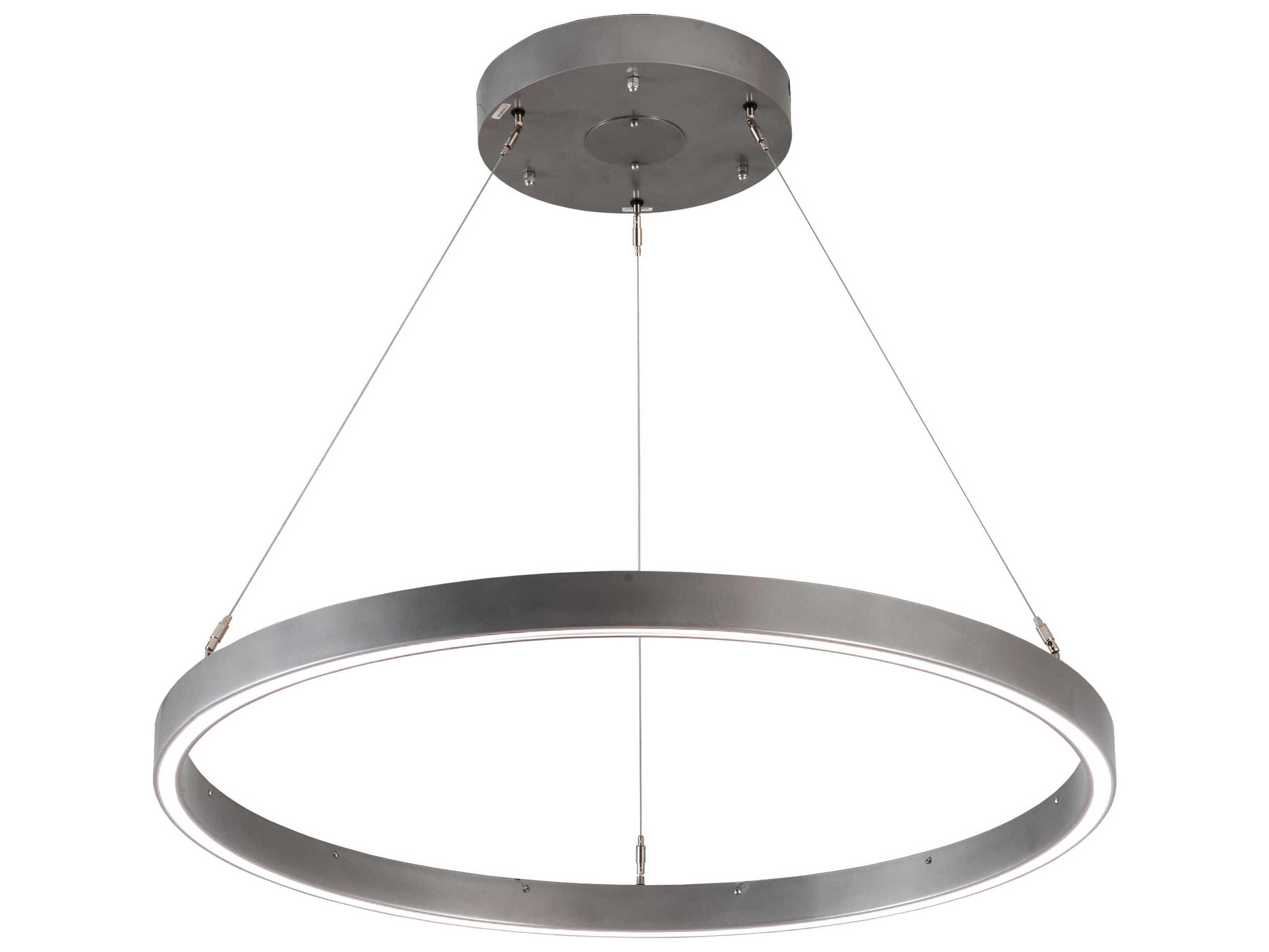 Anillo Nickel LED Round Pendant