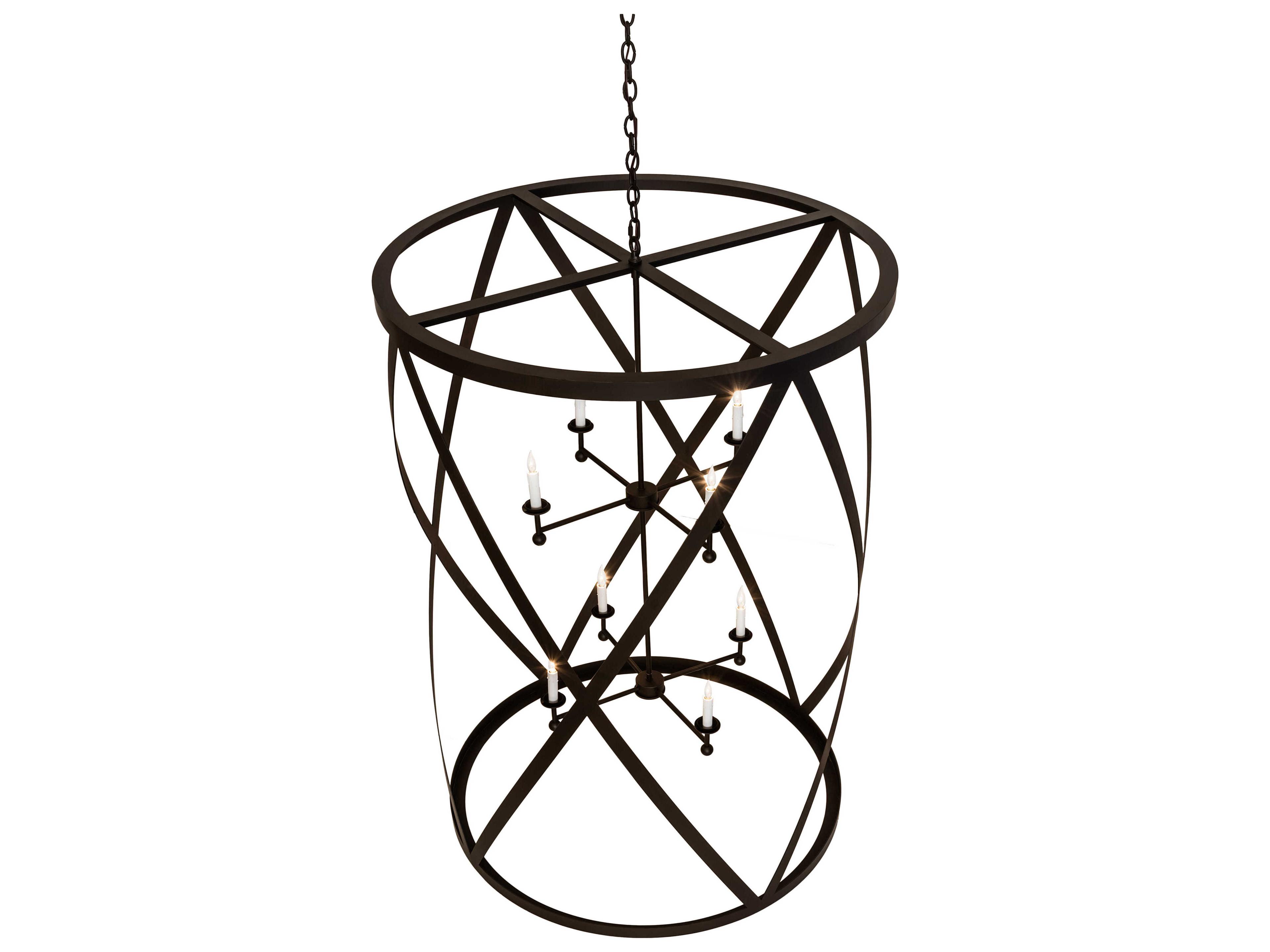 Meyda 8-Light Oil Rubbed Bronze Chandelier