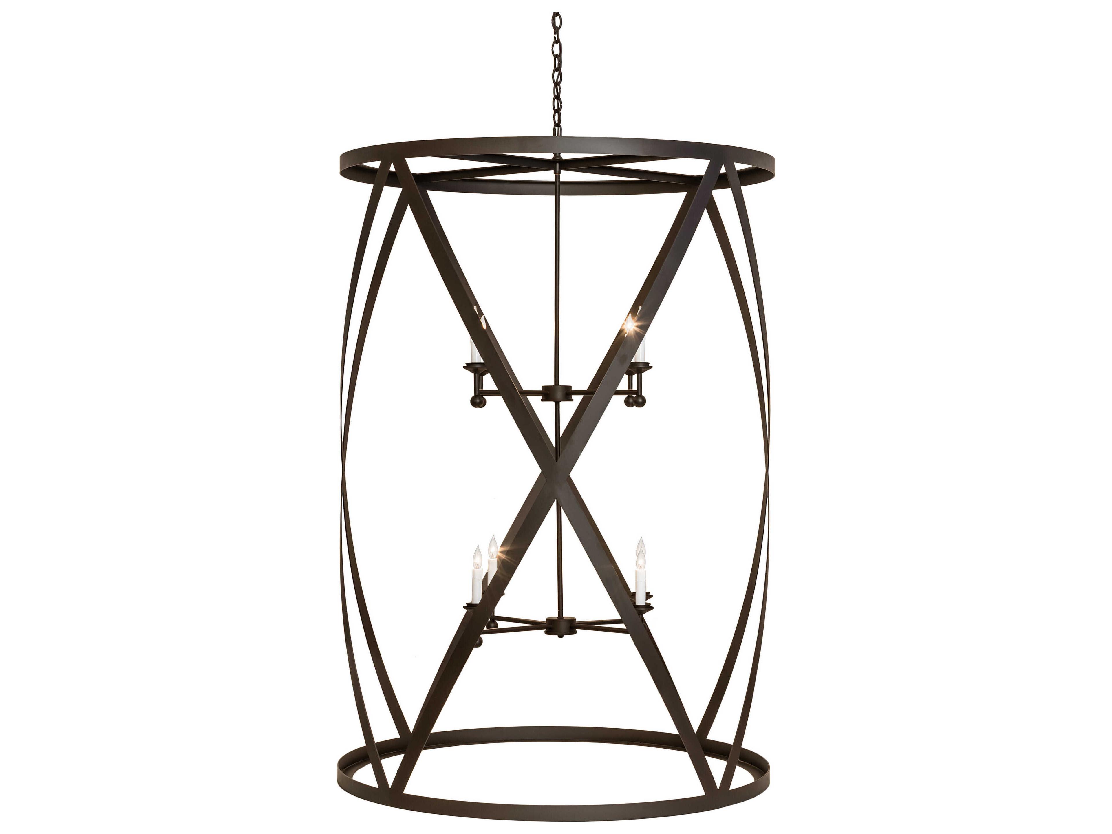 Meyda 8-Light Oil Rubbed Bronze Chandelier