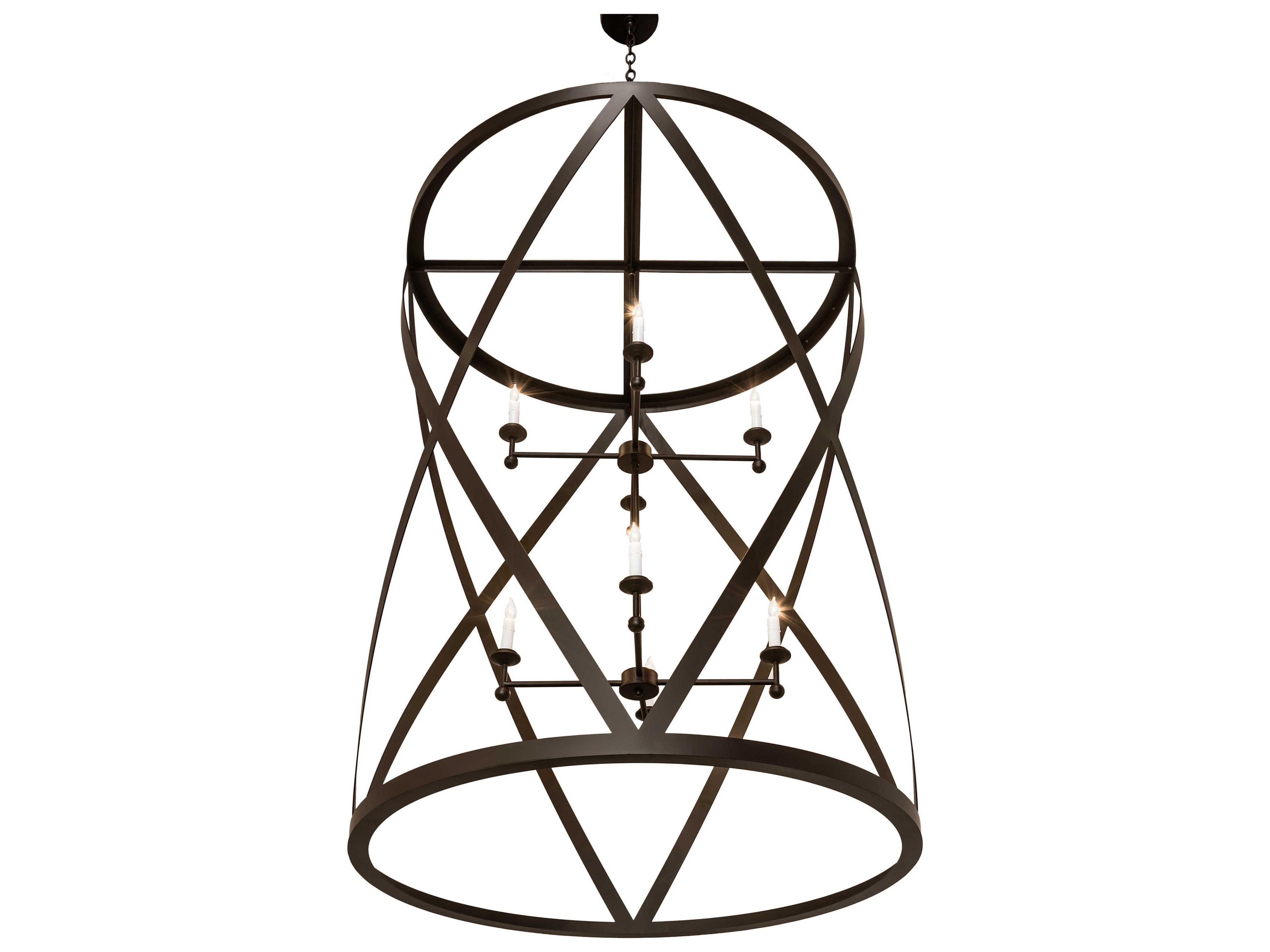 Meyda 8-Light Oil Rubbed Bronze Chandelier