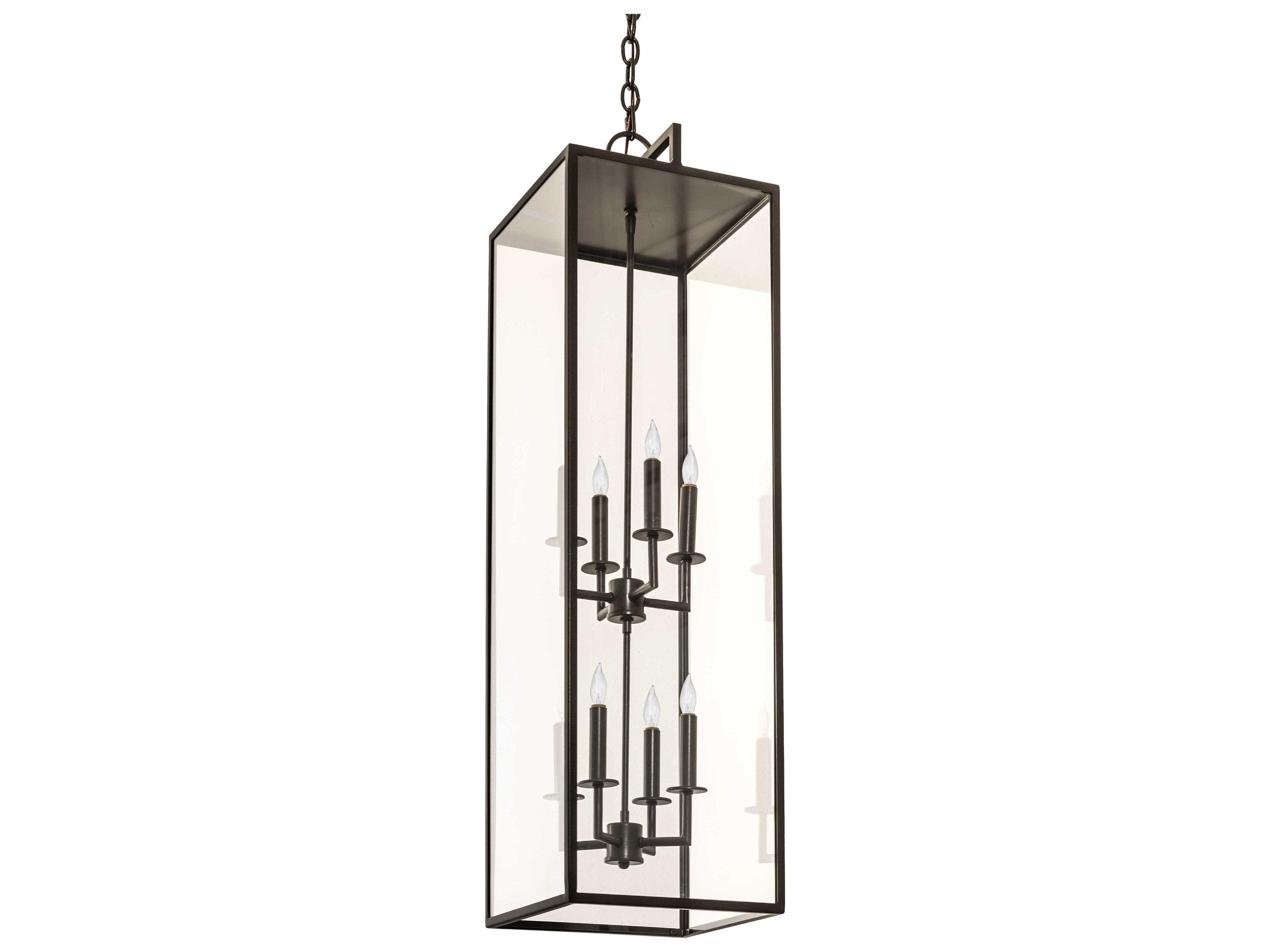 Meyda Kitzi Box 8-Light Bronze Black Pendant