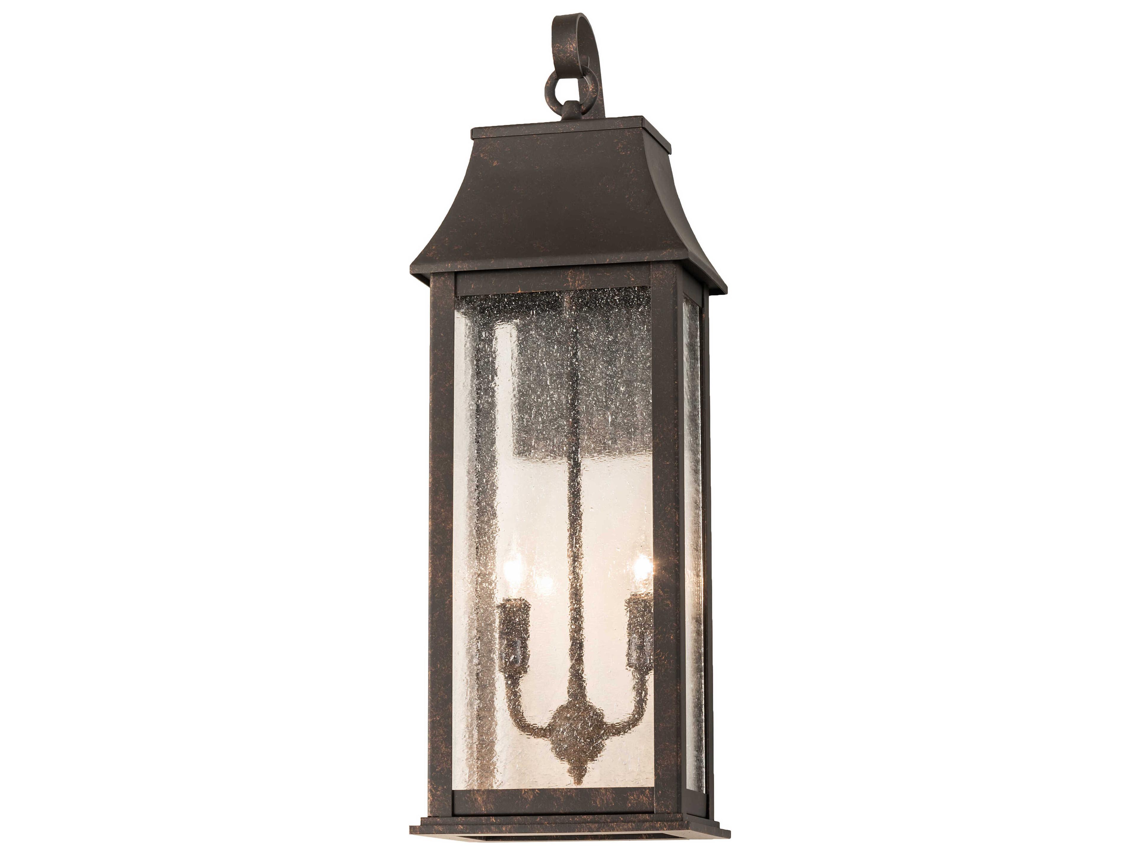Bastille 2-Light Clear Glass Wall Sconce